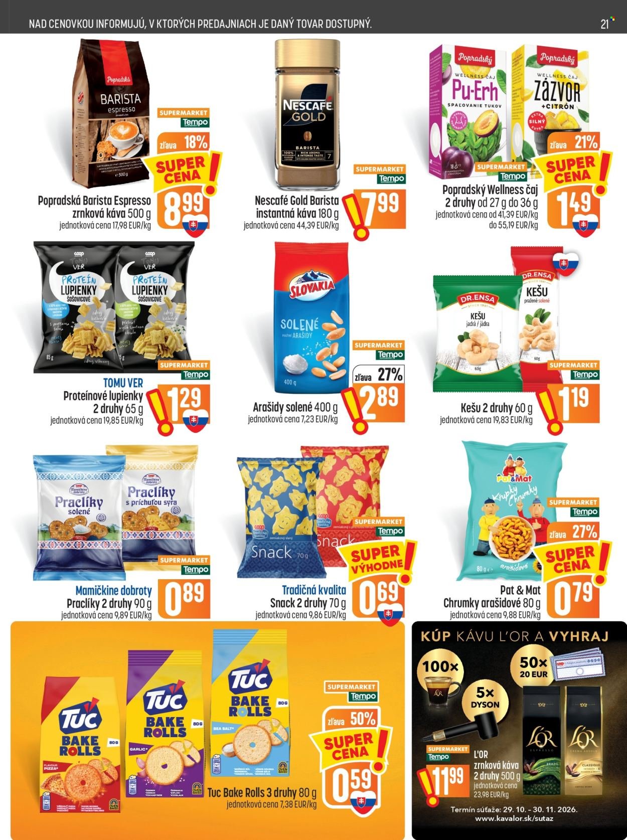 COOP JEDNOTA leták - Od štvrtka 29.10.2026