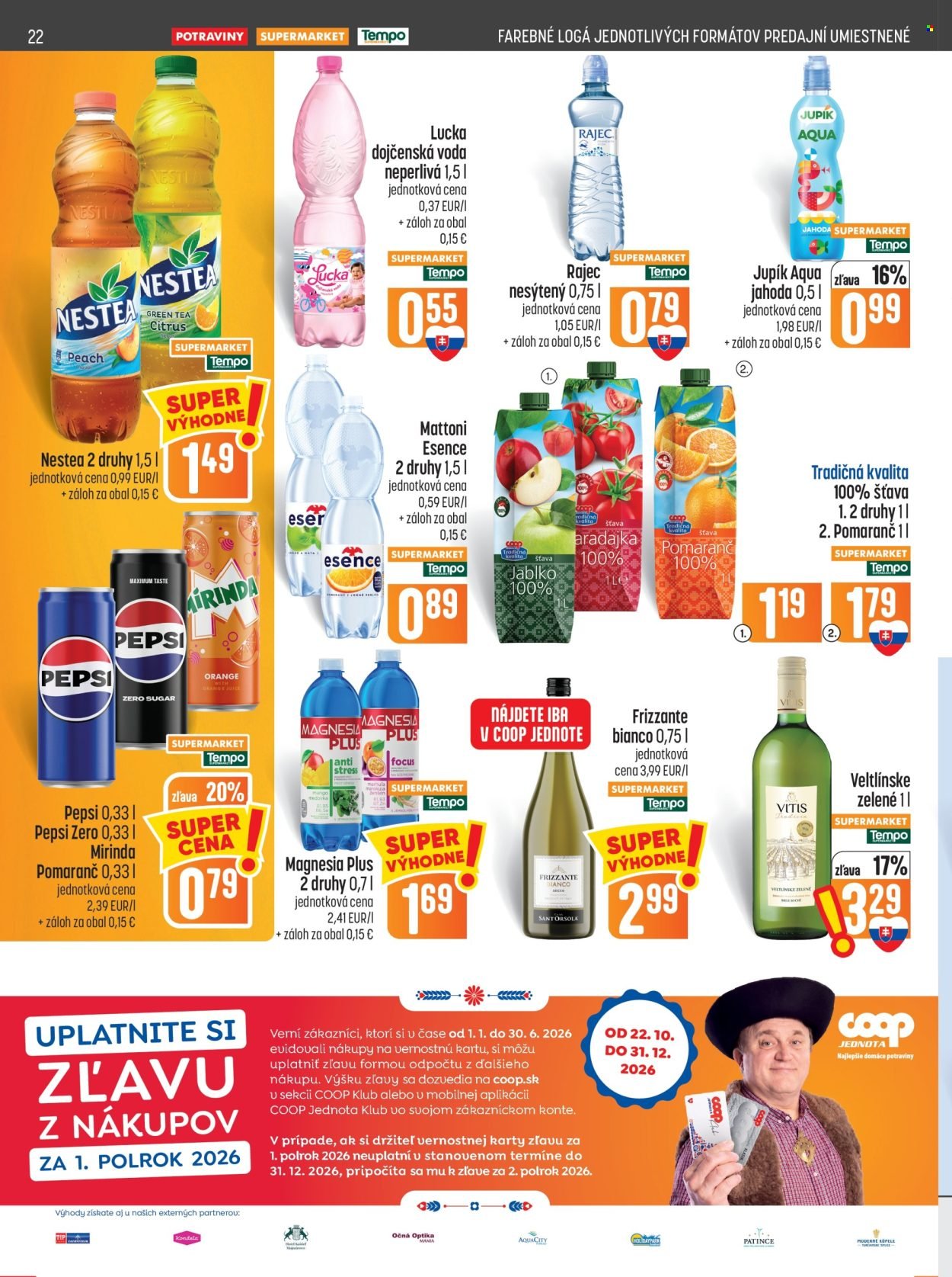 COOP JEDNOTA leták - Od štvrtka 29.10.2026