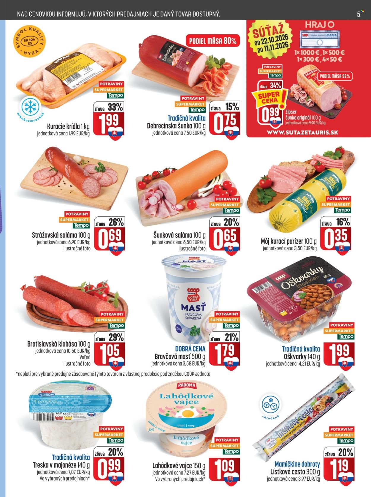 COOP JEDNOTA leták - Od štvrtka 29.10.2026