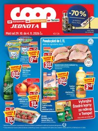 COOP JEDNOTA leták - Od štvrtka 29.10.2026