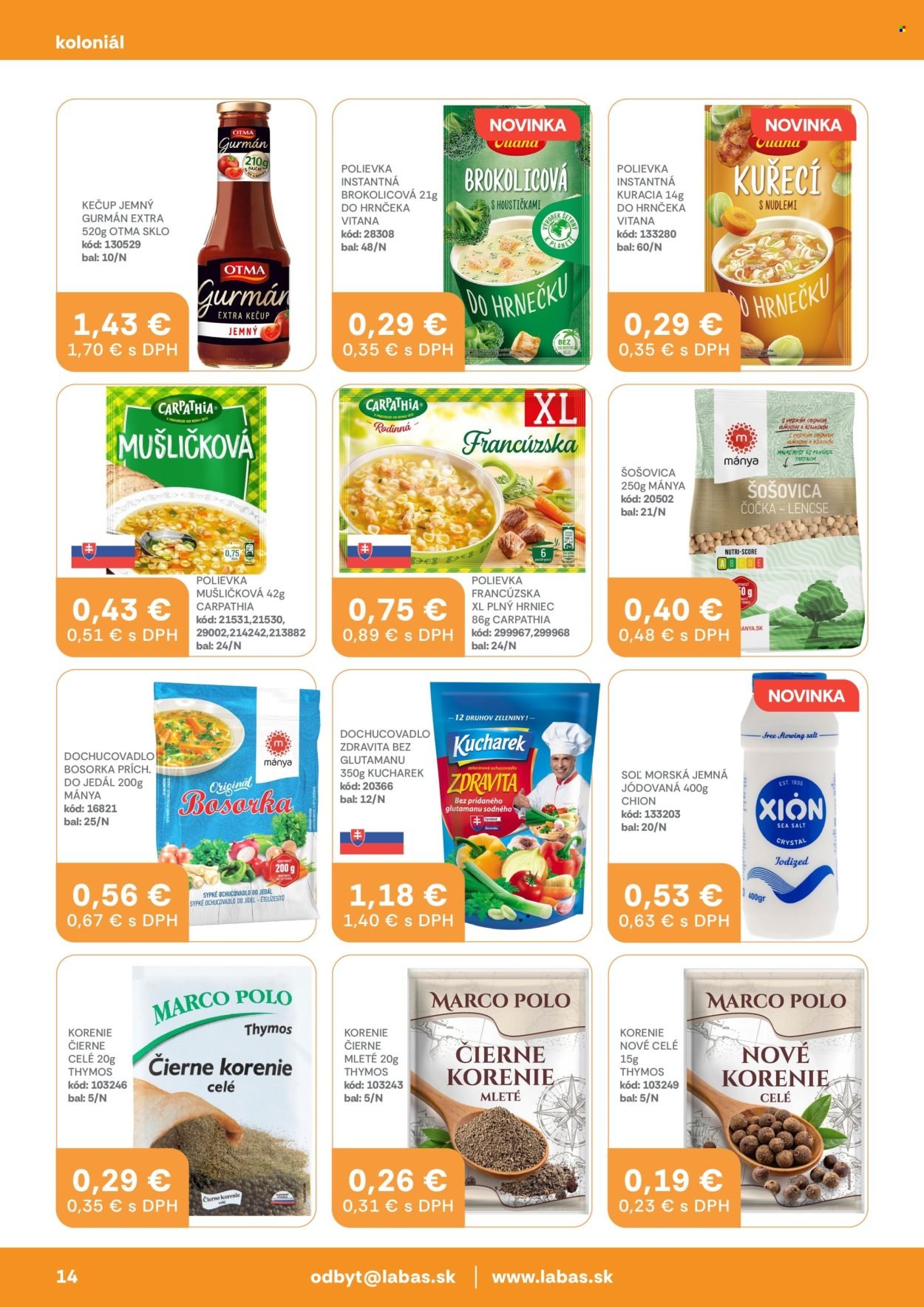 LABAŠ leták - Od piatka 13.3.2026 (2026-03-13 - 2026-03-26) | 14