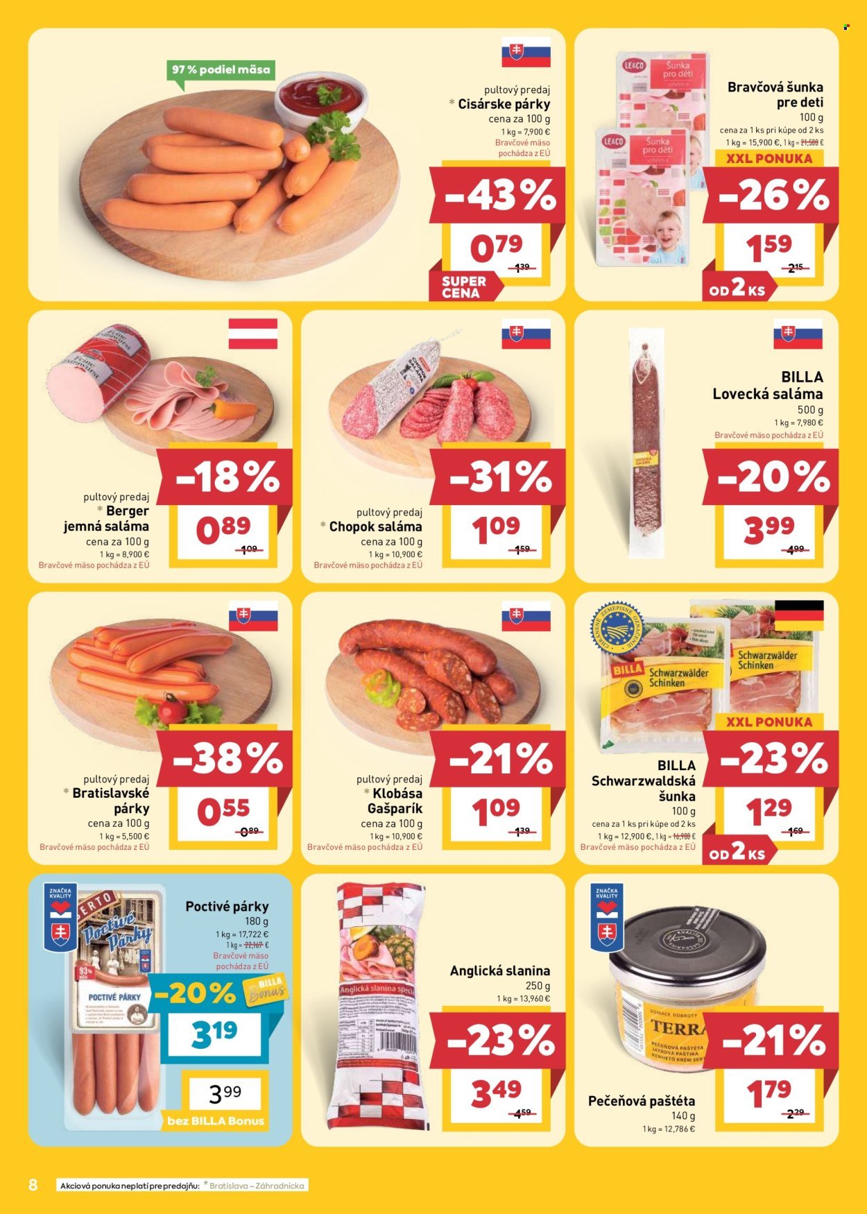 BILLA leták - Od stredy 2.9.2026
