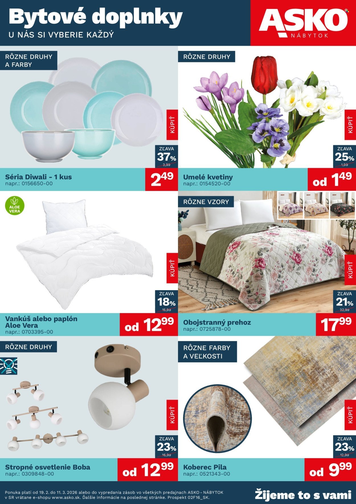 ASKO NÁBYTOK leták - Bytové doplnky za skvelé ceny (2026-02-19 - 2026-03-11) | 1