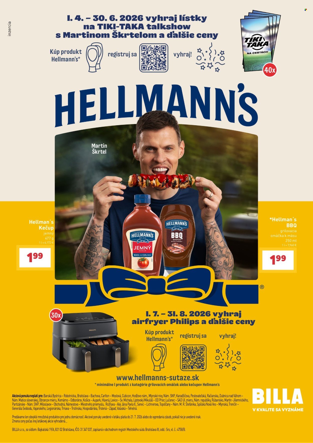 BILLA leták - Katalóg Futbal