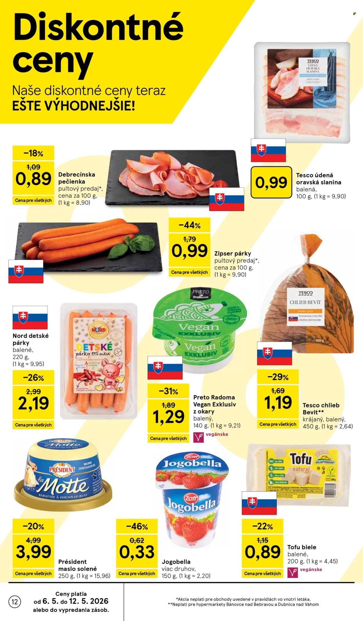 TESCO leták - Od stredy 6.5.2026 (2026-05-06 - 2026-05-12) | 12