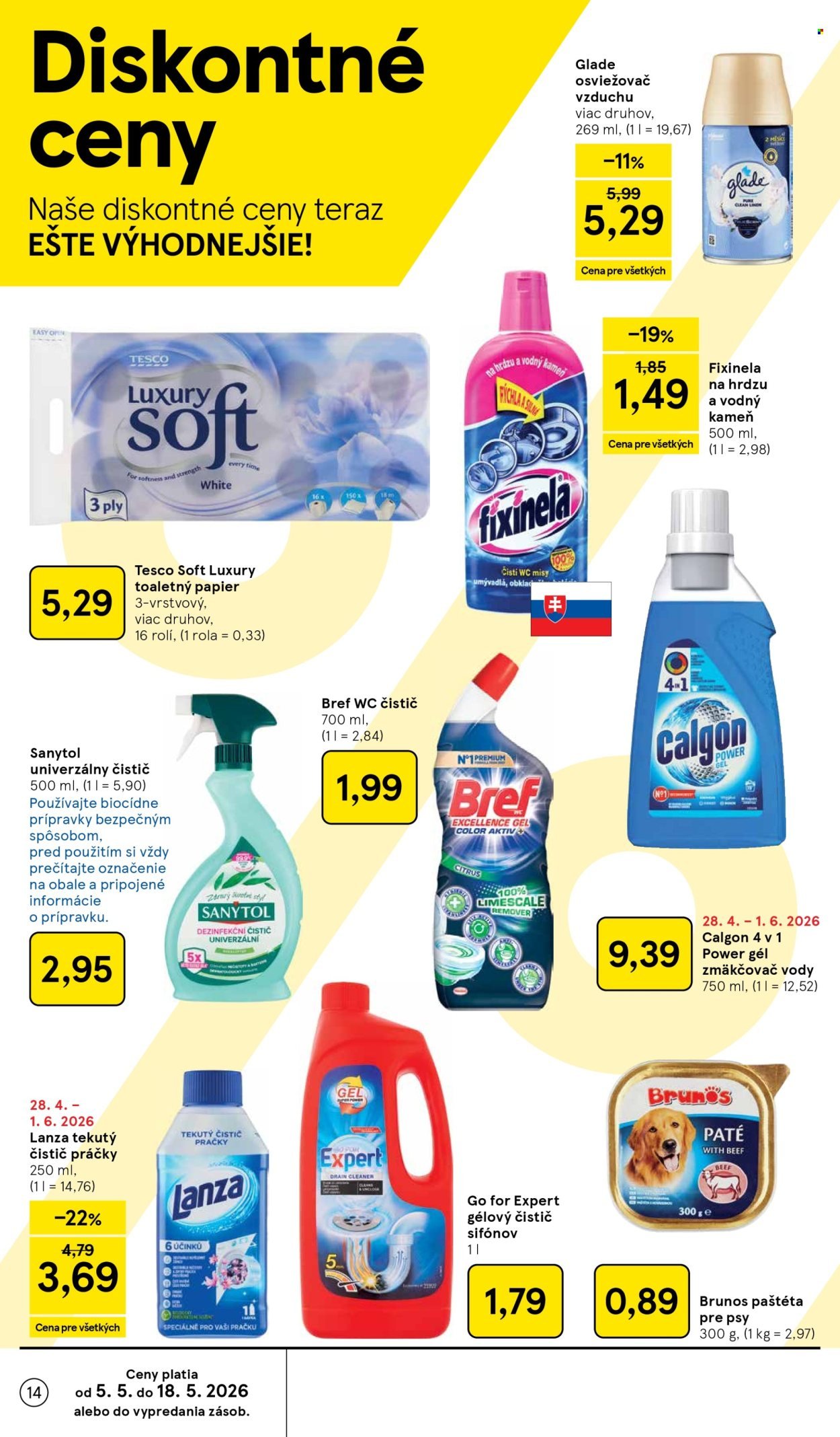 TESCO leták - Od stredy 6.5.2026 (2026-05-06 - 2026-05-12) | 14