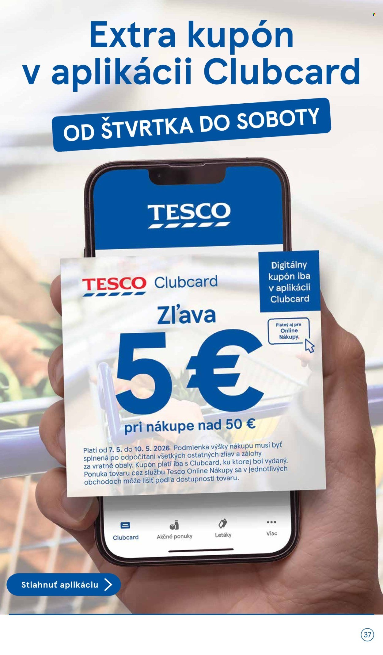 TESCO leták - Od stredy 6.5.2026 (2026-05-06 - 2026-05-12) | 37