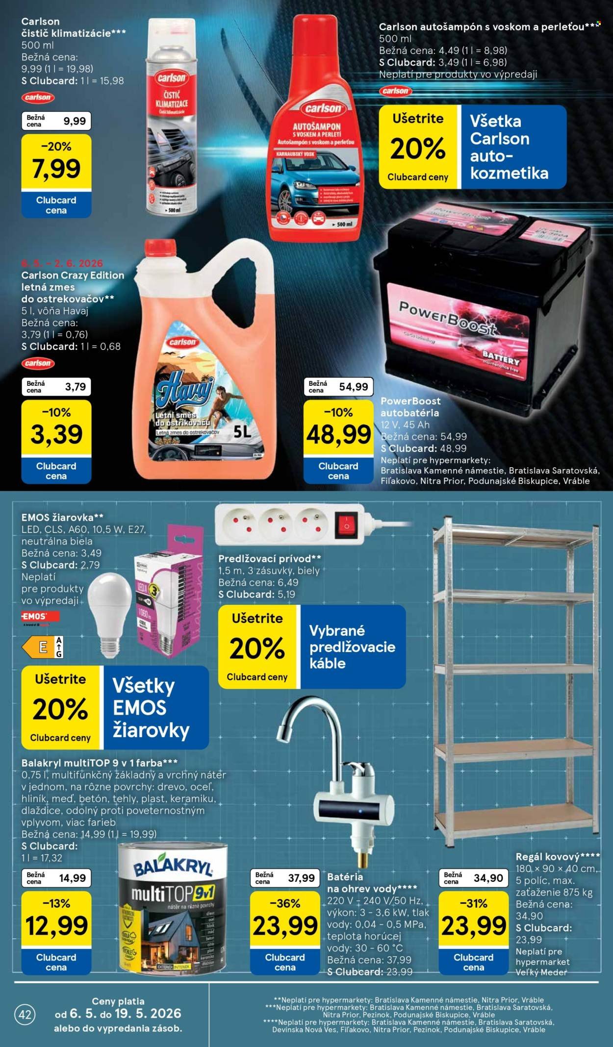 TESCO leták - Od stredy 6.5.2026 (2026-05-06 - 2026-05-12) | 42