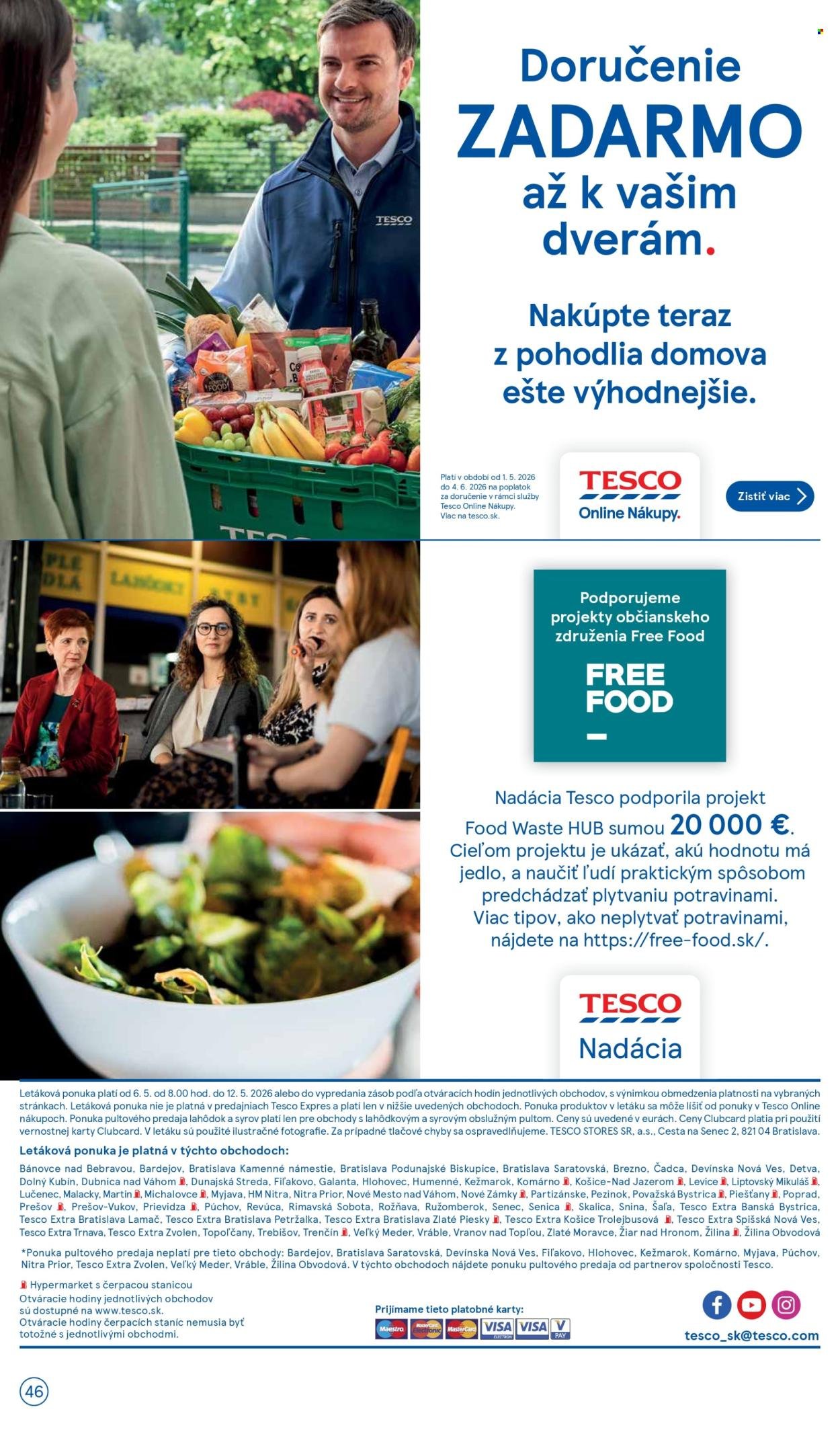 TESCO leták - Od stredy 6.5.2026 (2026-05-06 - 2026-05-12) | 46