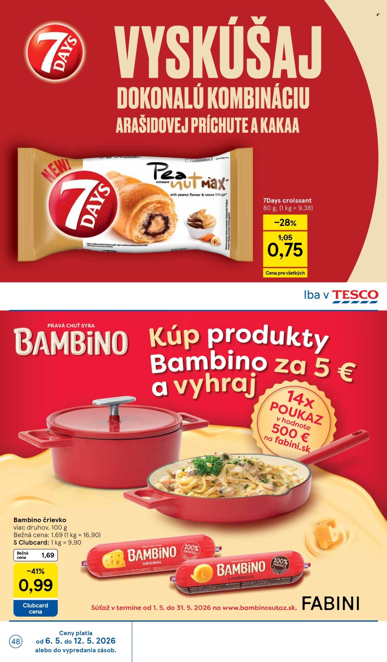 TESCO leták - Od stredy 6.5.2026 (2026-05-06 - 2026-05-12) | 48