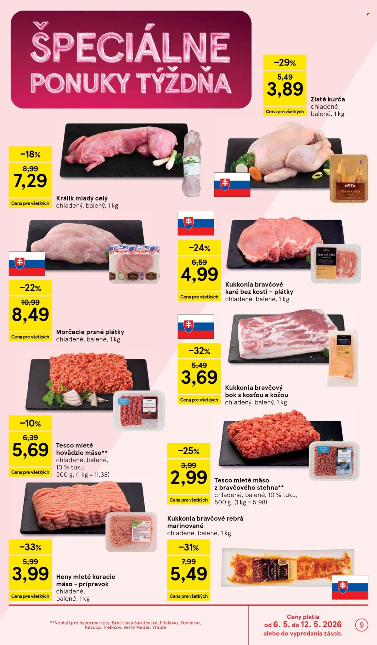 TESCO leták - Od stredy 6.5.2026 (2026-05-06 - 2026-05-12) | 9