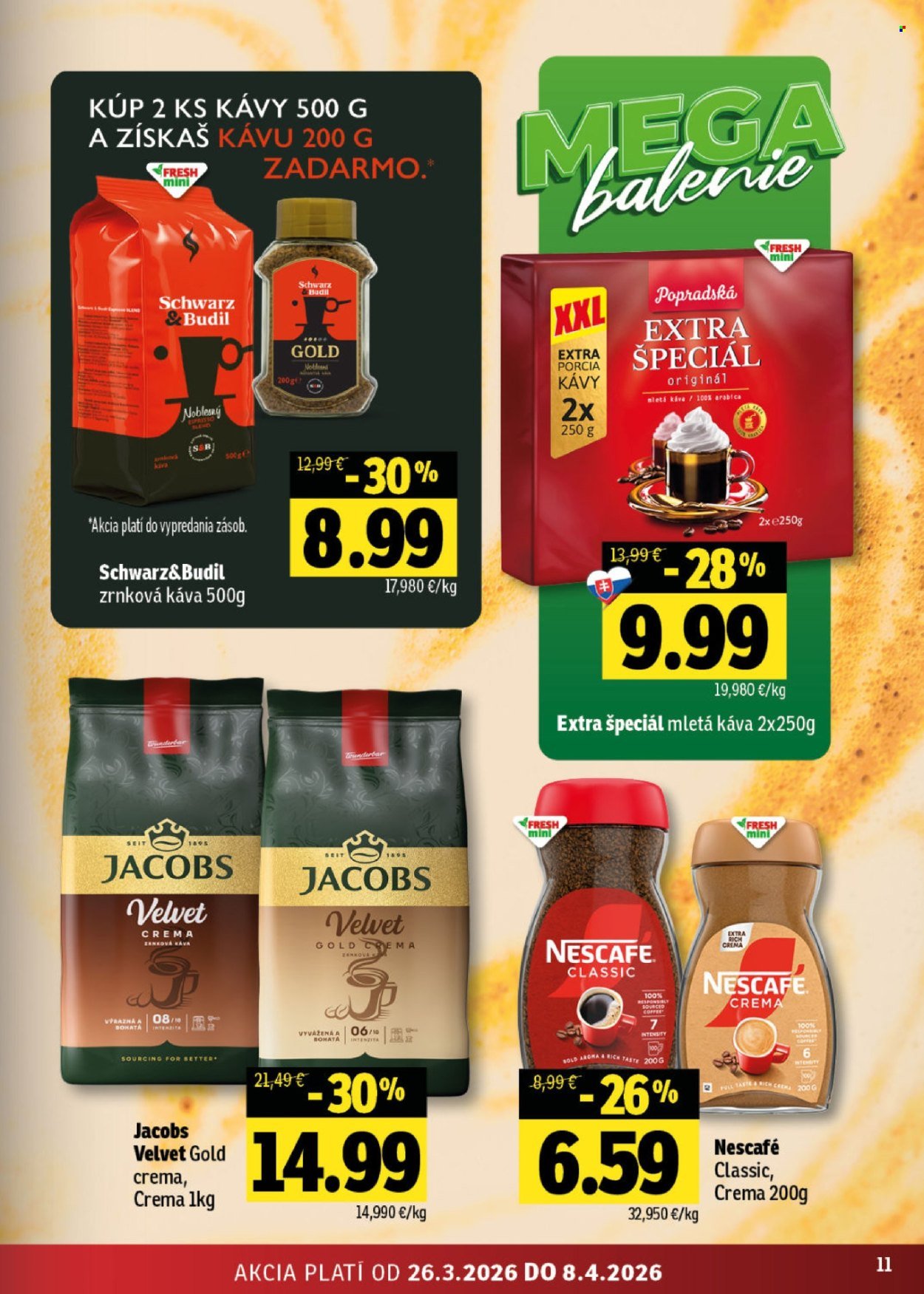 FRESH leták - Od štvrtka 26.3.2026 (2026-03-26 - 2026-04-08) | 11