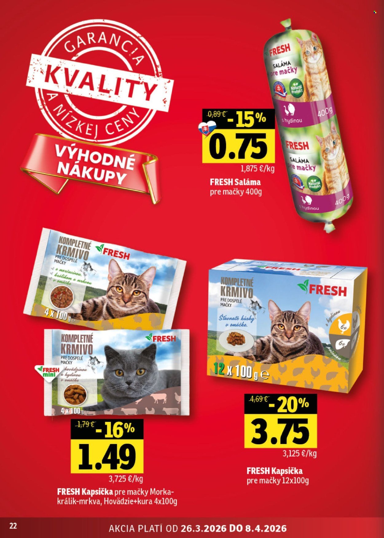 FRESH leták - Od štvrtka 26.3.2026 (2026-03-26 - 2026-04-08) | 22