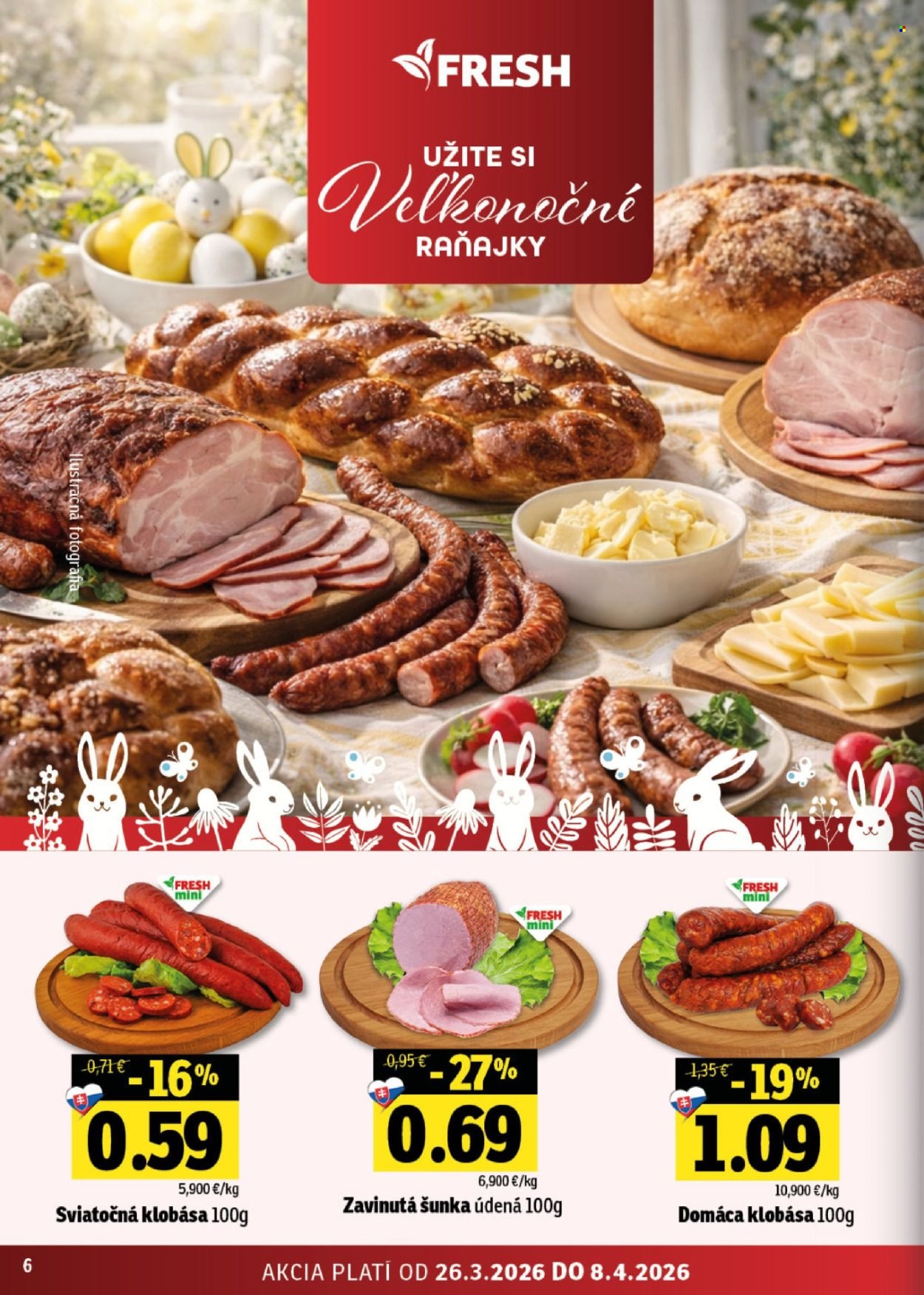 FRESH leták - Od štvrtka 26.3.2026 (2026-03-26 - 2026-04-08) | 6