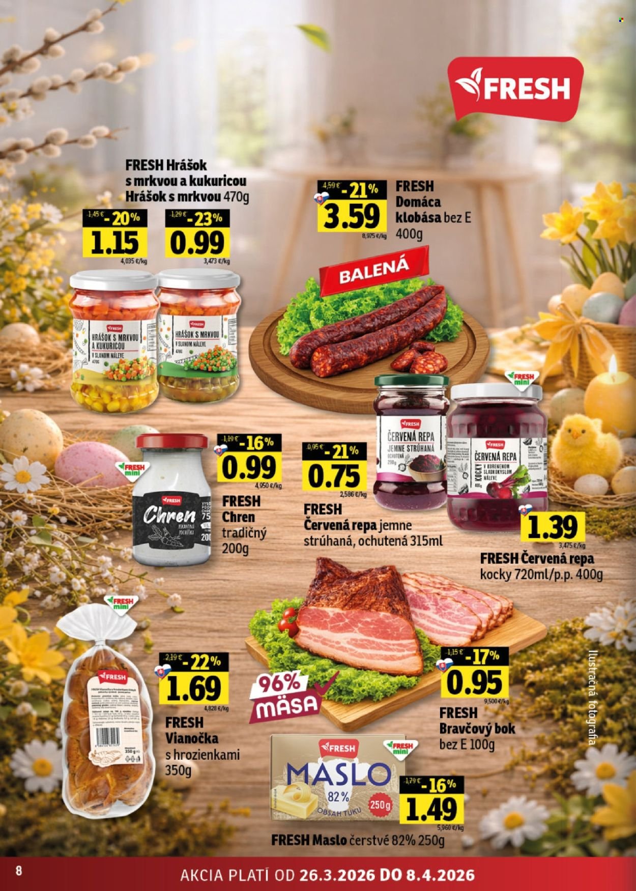 FRESH leták - Od štvrtka 26.3.2026 (2026-03-26 - 2026-04-08) | 8