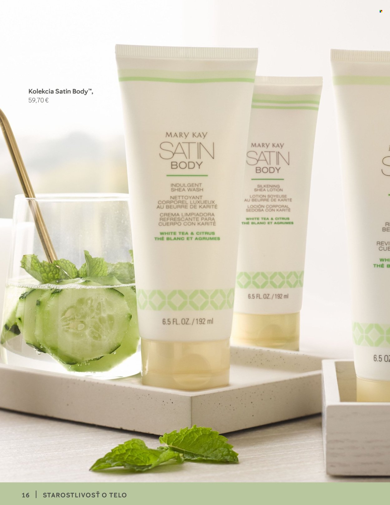 MARY KAY leták - Starostlivosť o ruky a telo (2024-05-17) | 16