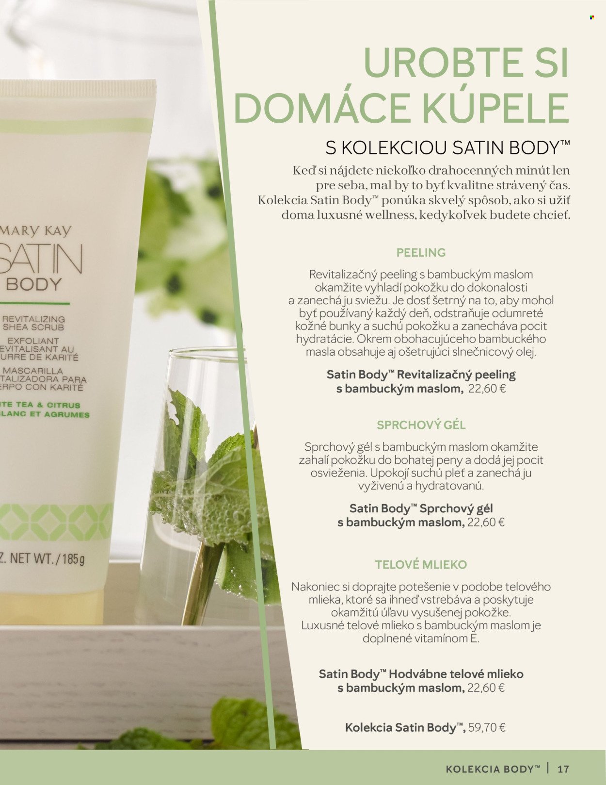 MARY KAY leták - Starostlivosť o ruky a telo (2024-05-17) | 17