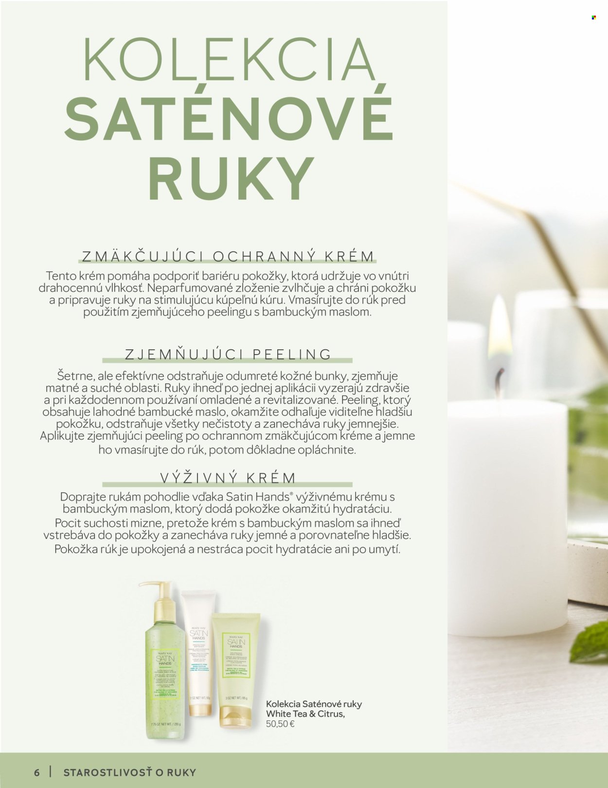 MARY KAY leták - Starostlivosť o ruky a telo (2024-05-17) | 6