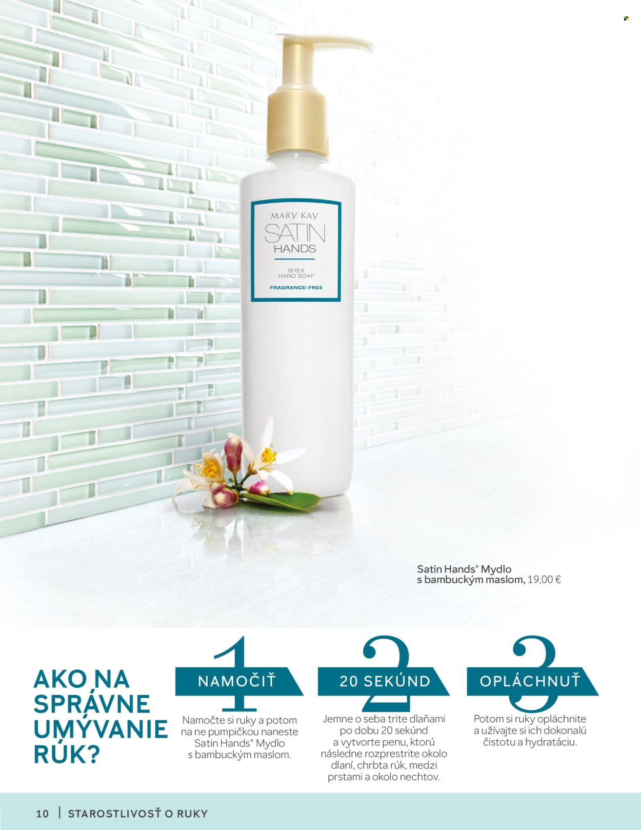 MARY KAY leták - Starostlivosť o ruky a telo (2024-05-17) | 10