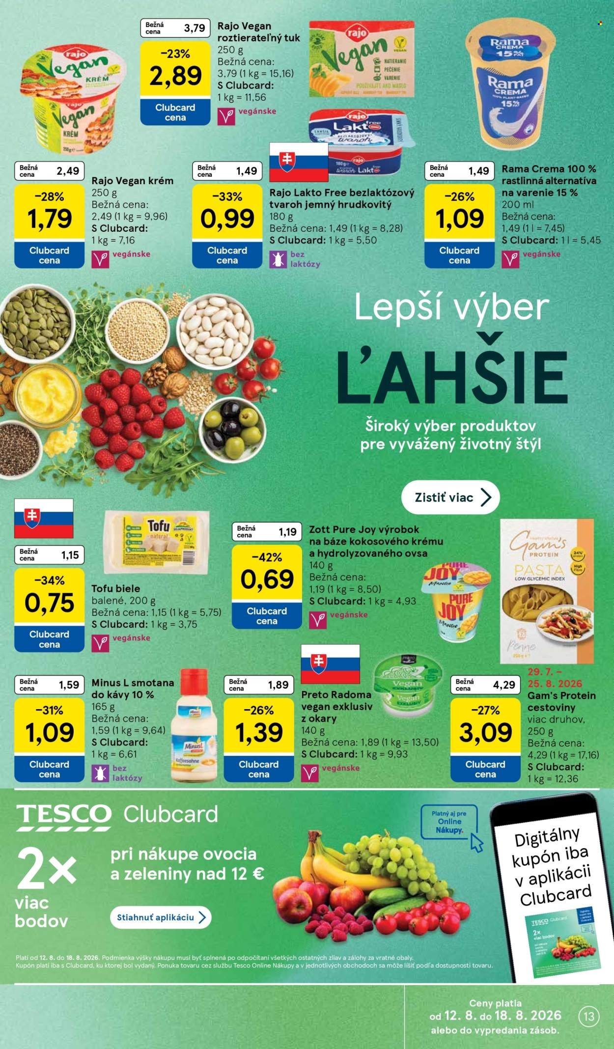 TESCO leták - Od stredy 12.8.2026