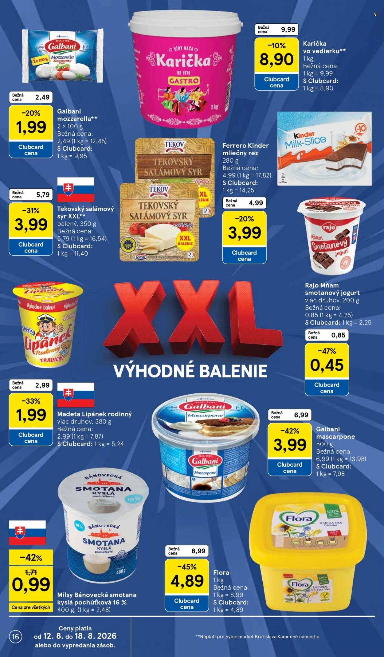 TESCO leták - Od stredy 12.8.2026