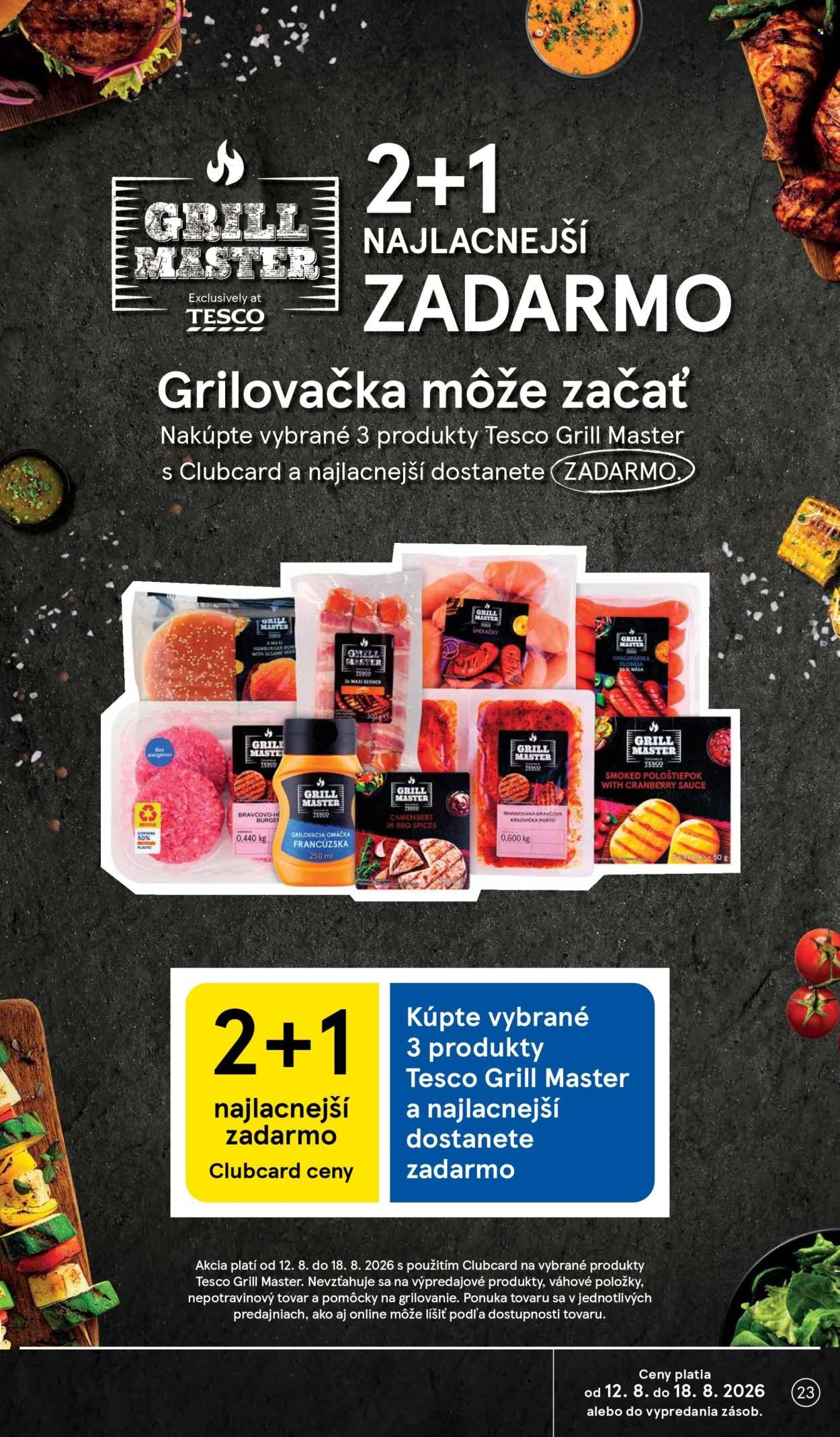 TESCO leták - Od stredy 12.8.2026