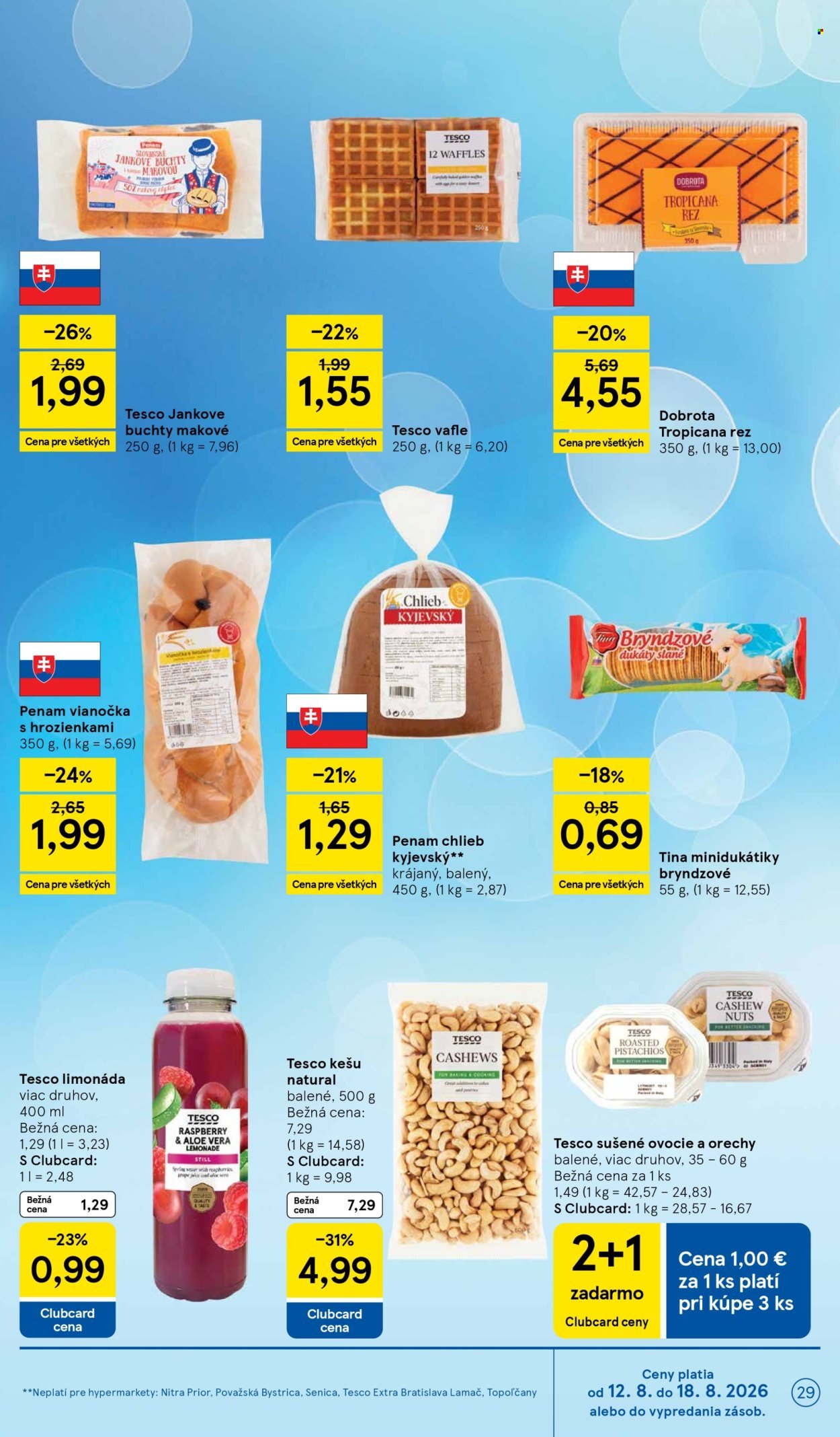 TESCO leták - Od stredy 12.8.2026