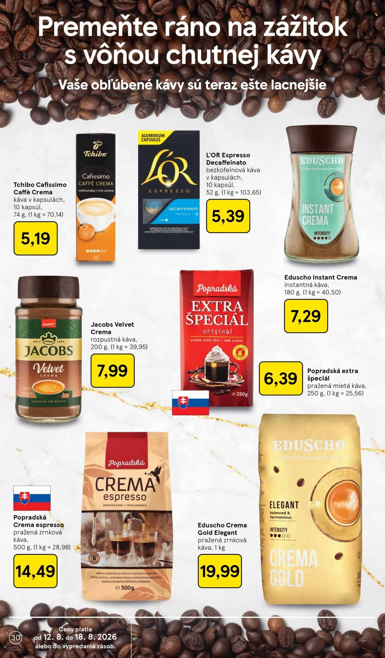 TESCO leták - Od stredy 12.8.2026