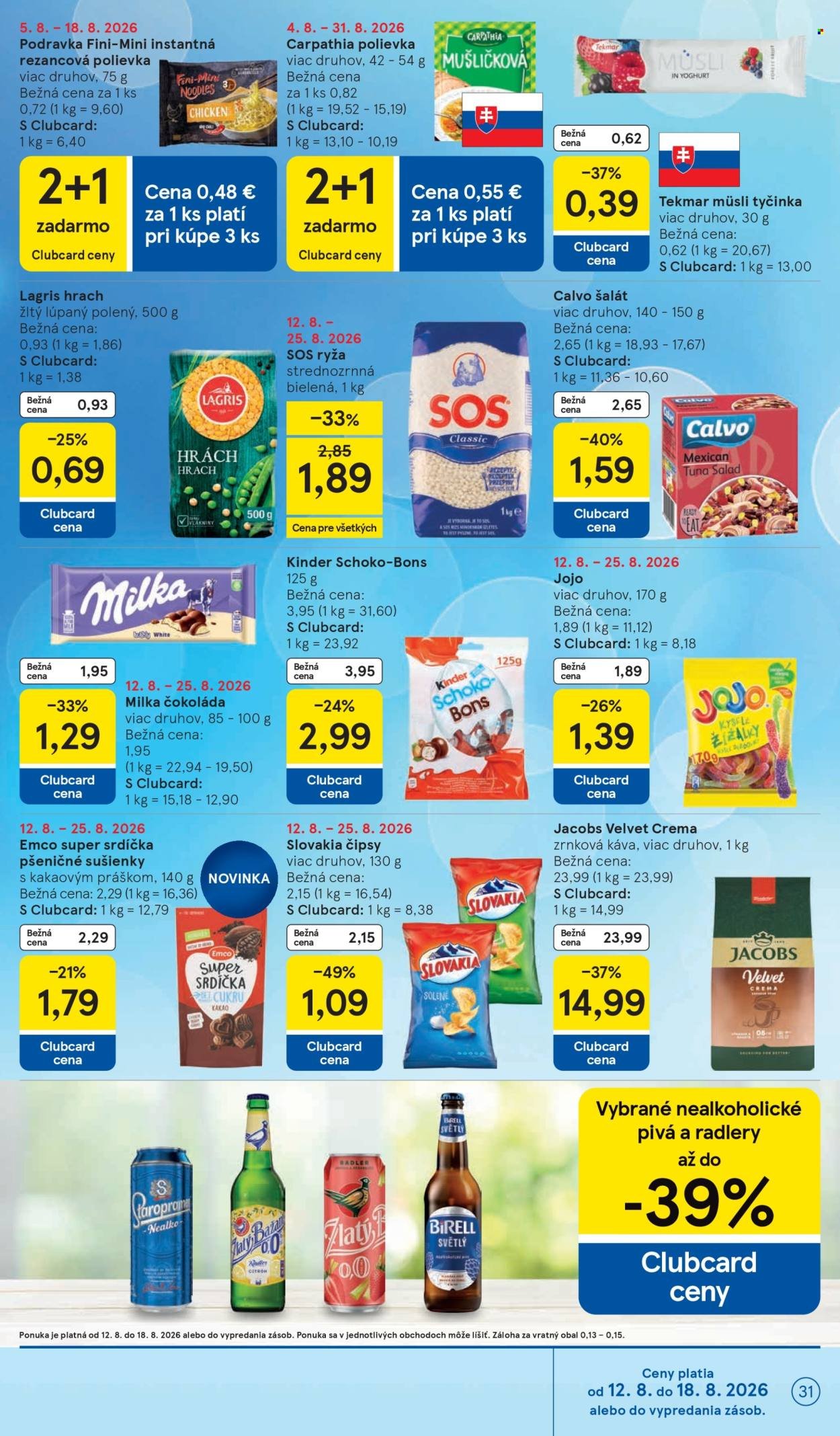 TESCO leták - Od stredy 12.8.2026