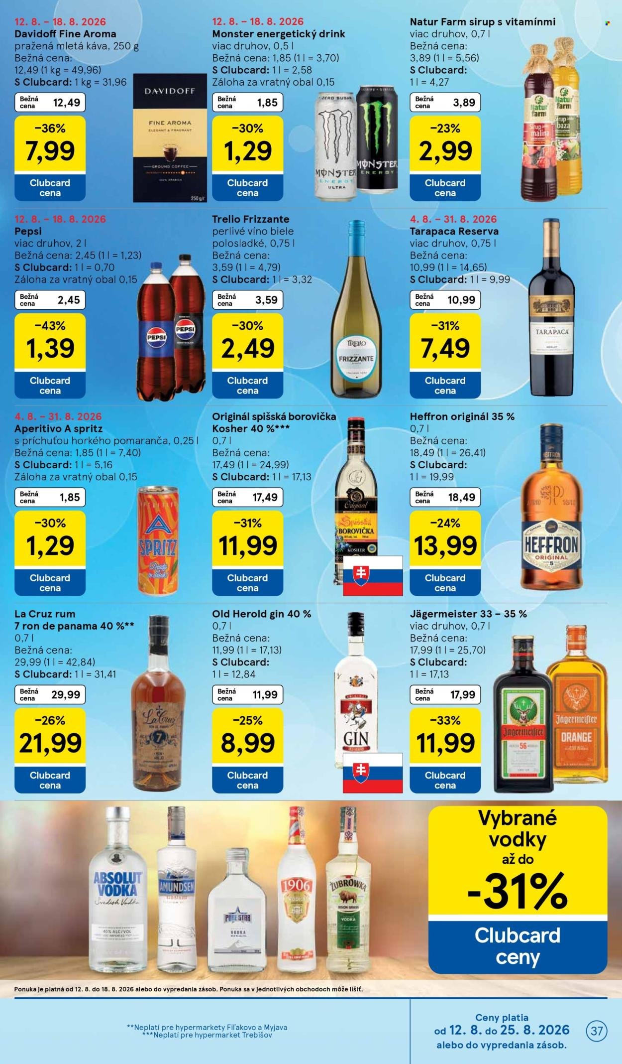 TESCO leták - Od stredy 12.8.2026