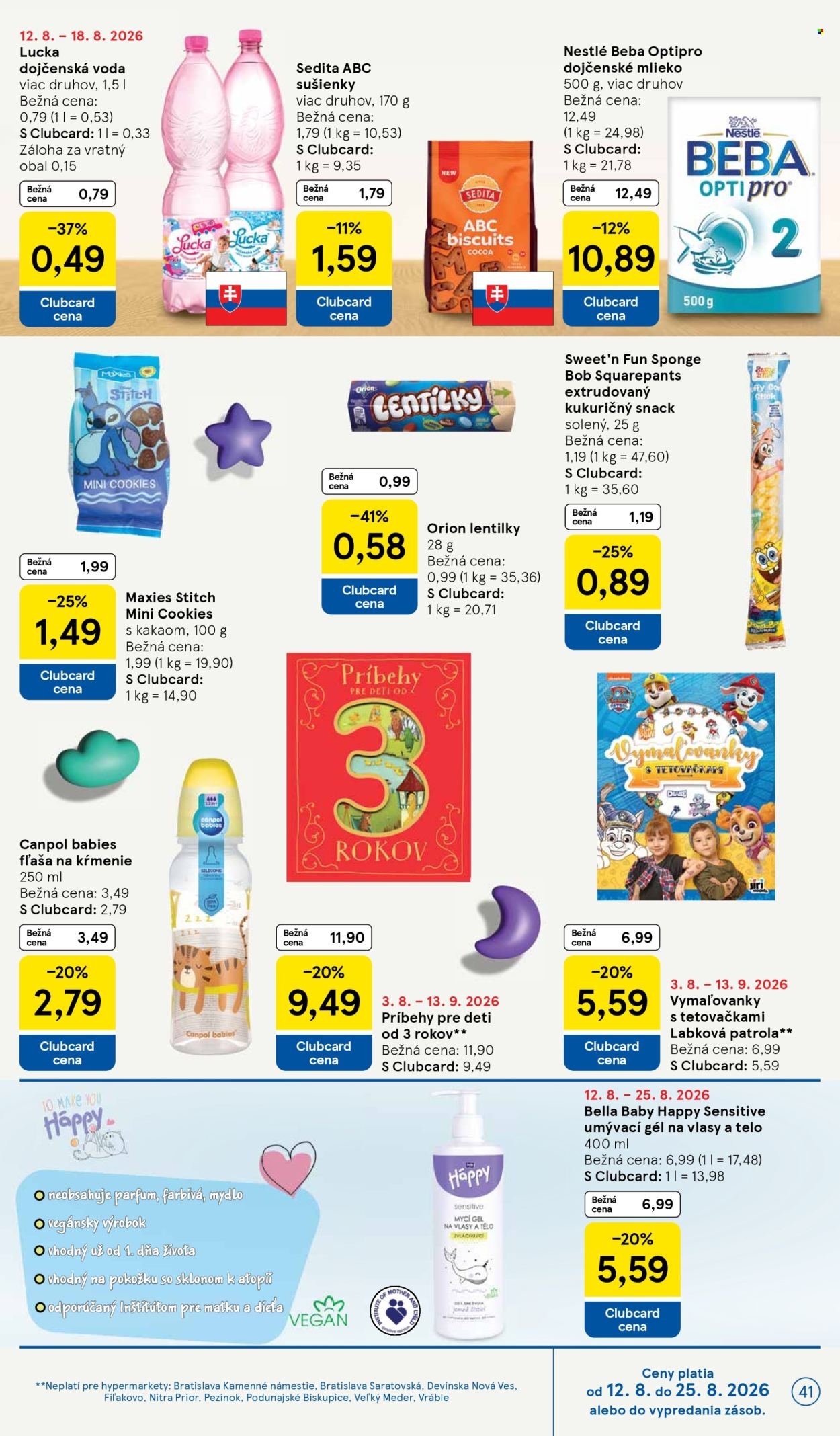 TESCO leták - Od stredy 12.8.2026