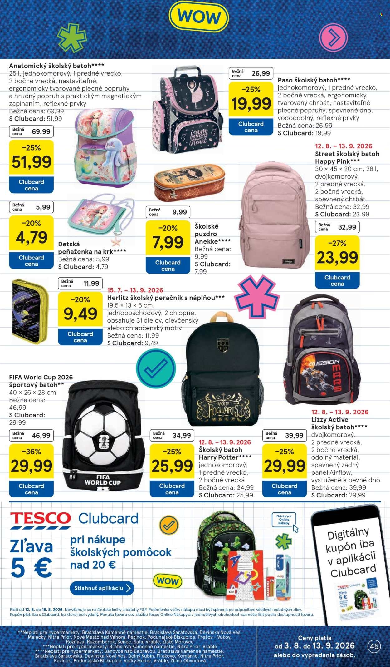 TESCO leták - Od stredy 12.8.2026