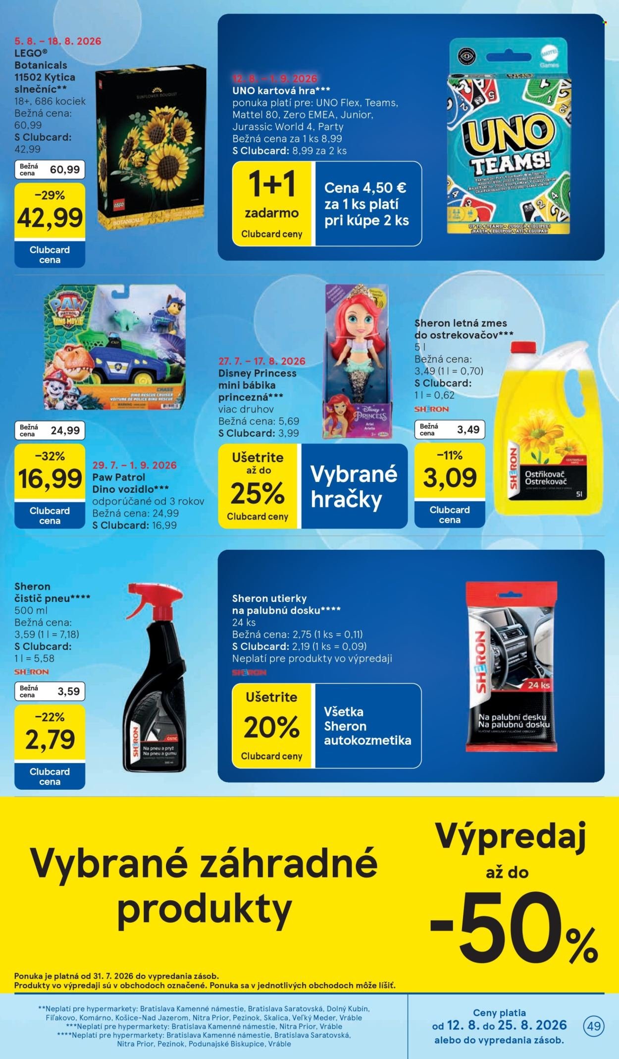 TESCO leták - Od stredy 12.8.2026