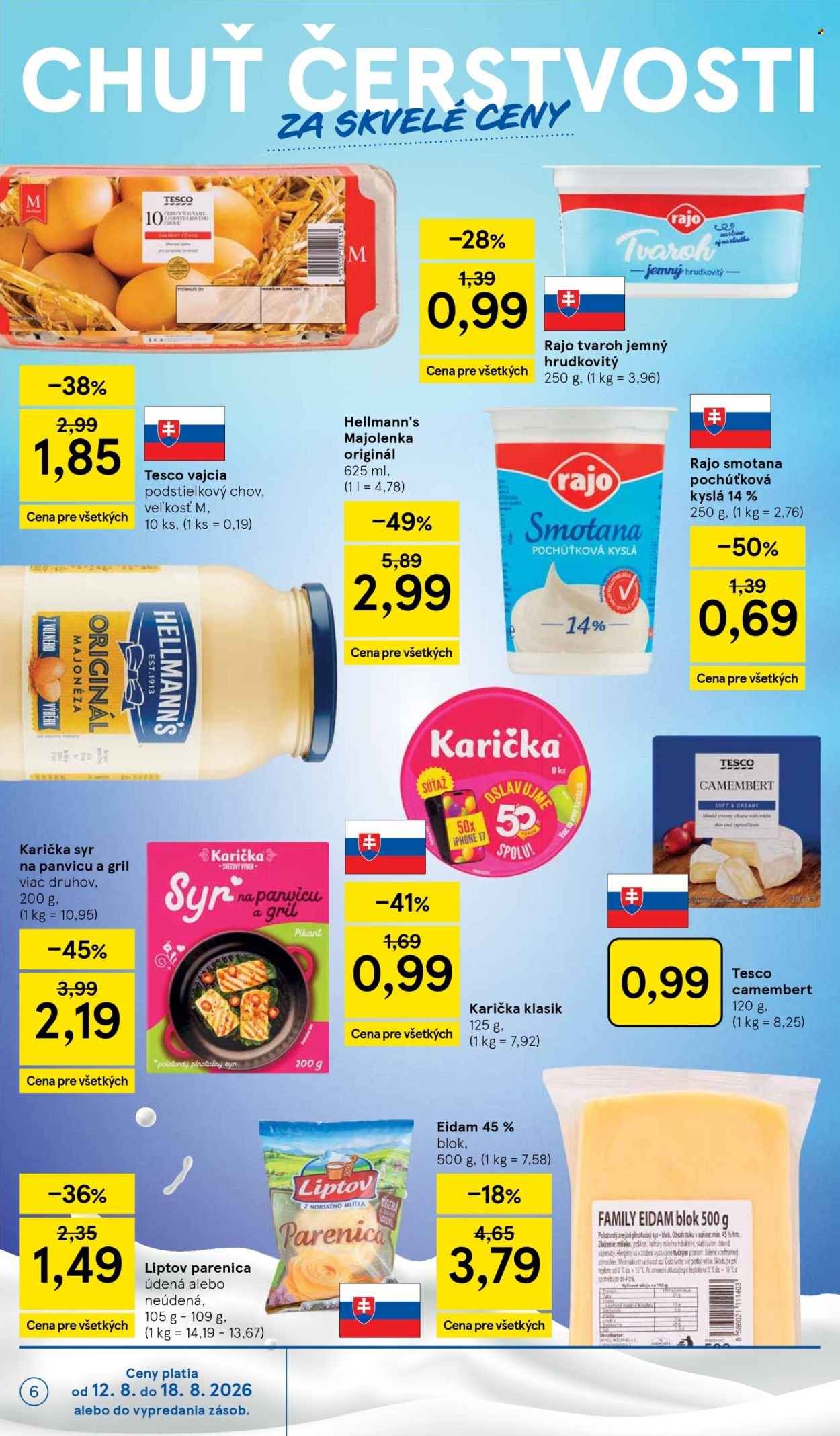 TESCO leták - Od stredy 12.8.2026