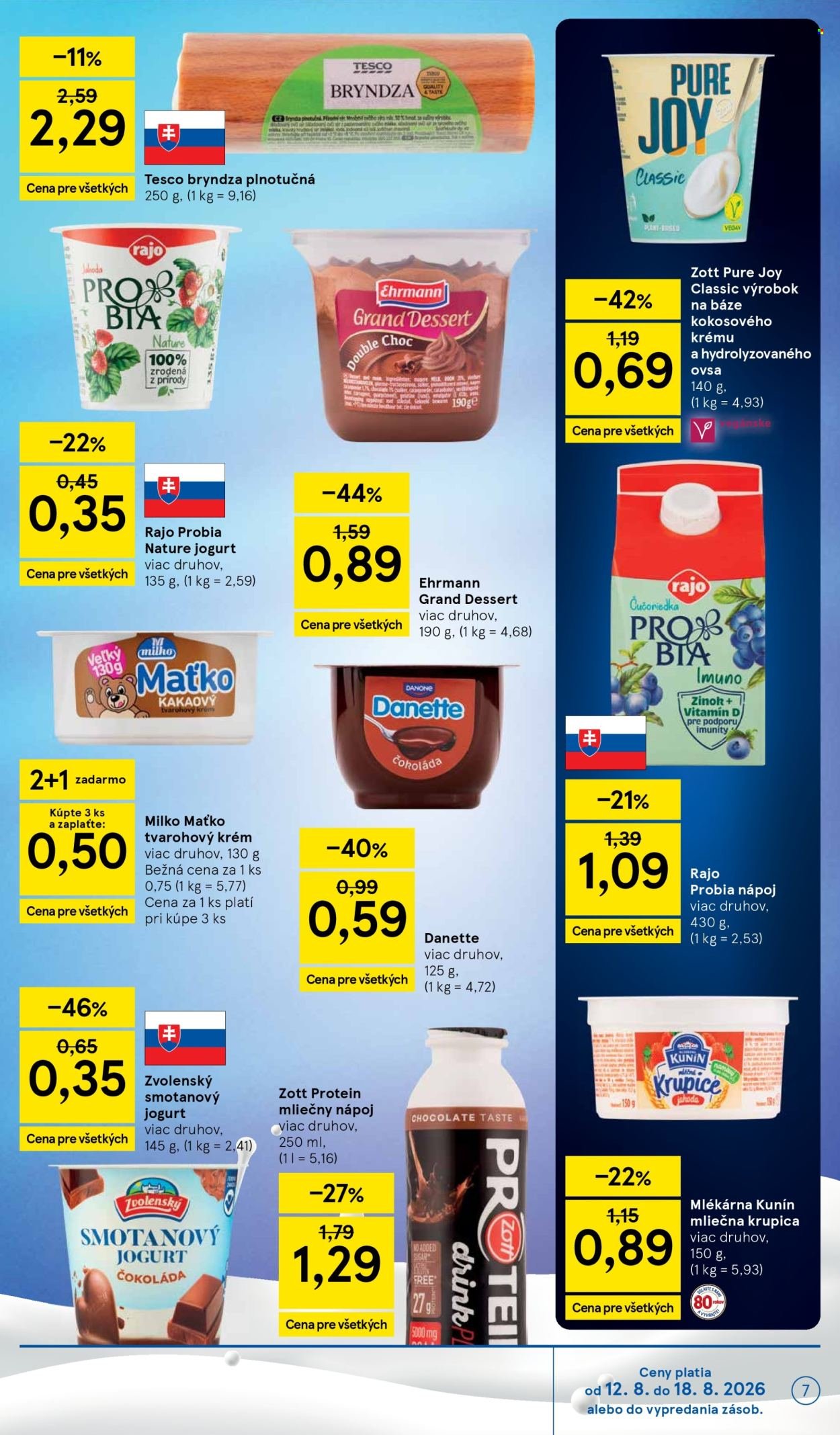 TESCO leták - Od stredy 12.8.2026