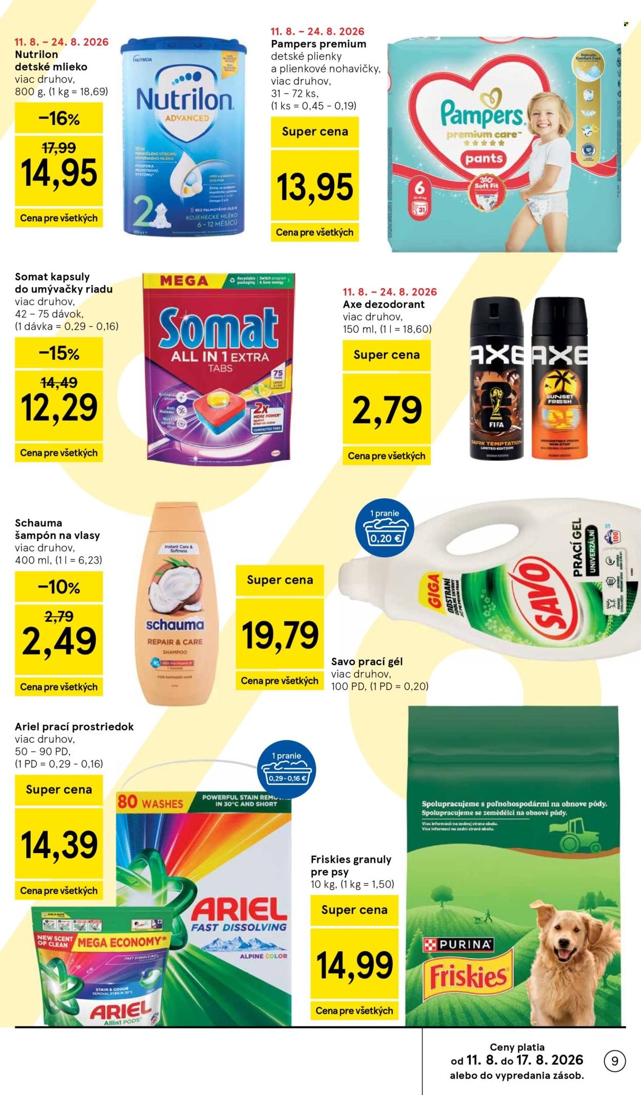 TESCO leták - Od stredy 12.8.2026