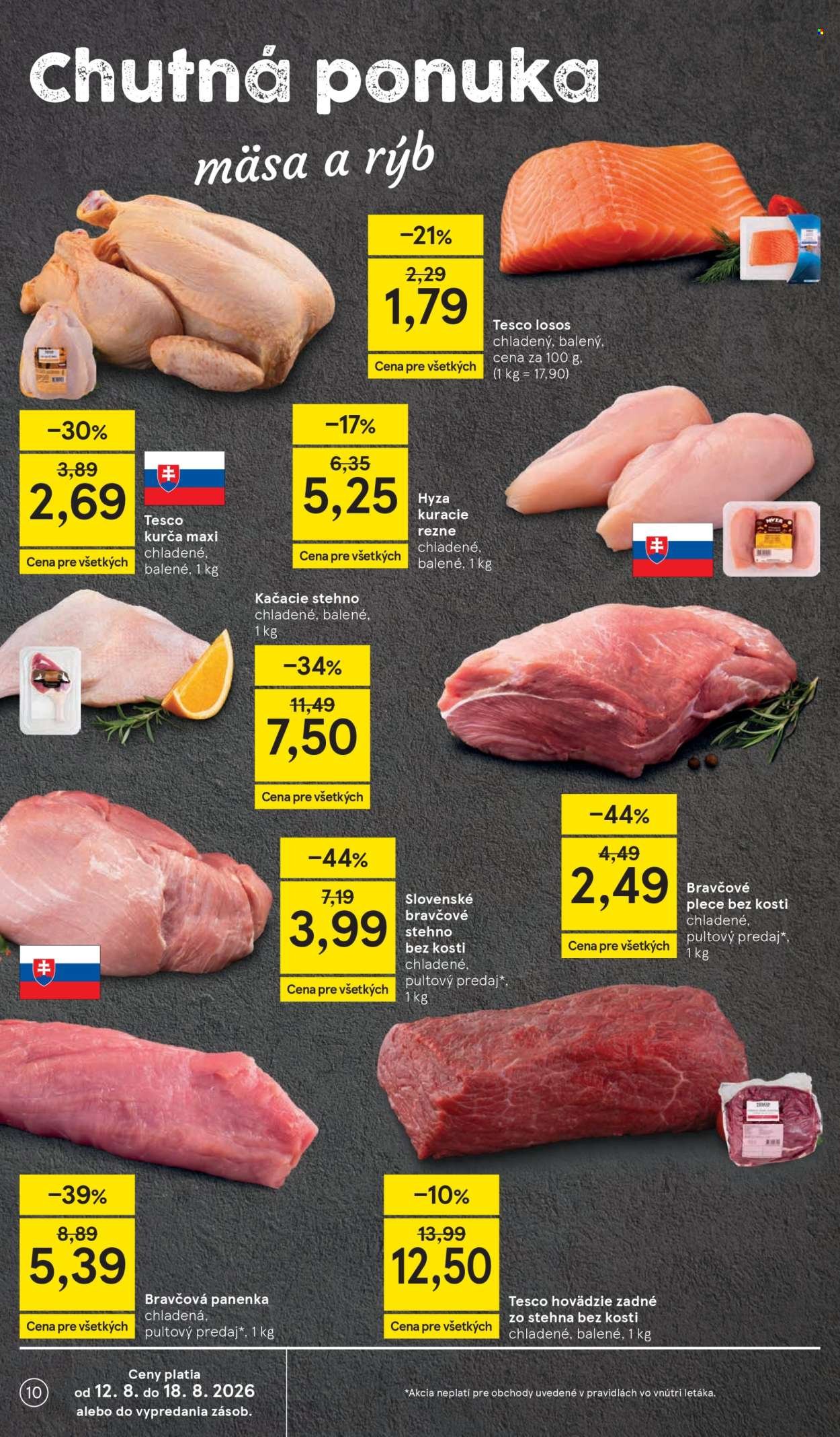 TESCO leták - Od stredy 12.8.2026