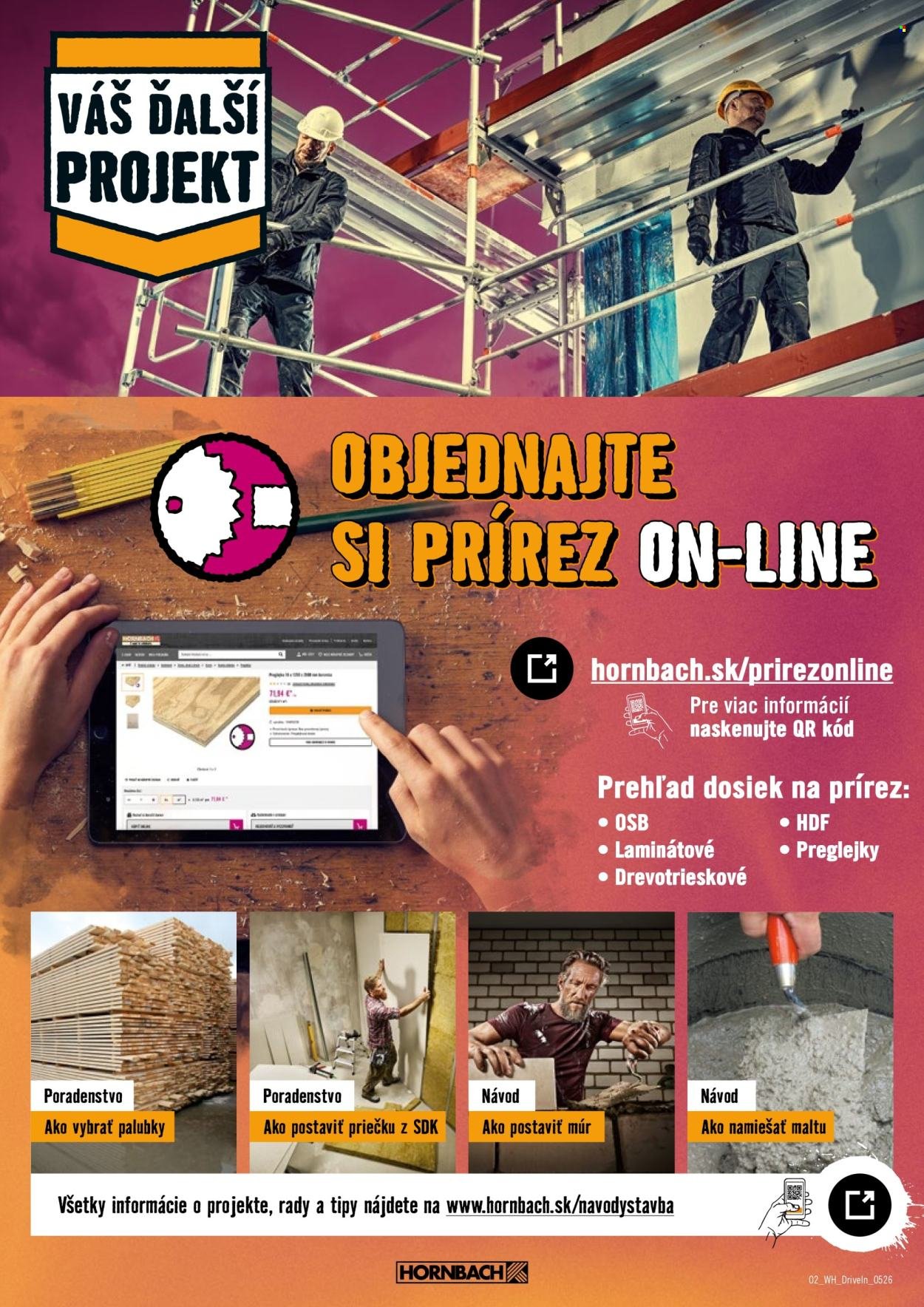 HORNBACH leták - Váš ďalší projekt - Drive In (2026-05-20 - 2026-06-03) | 2