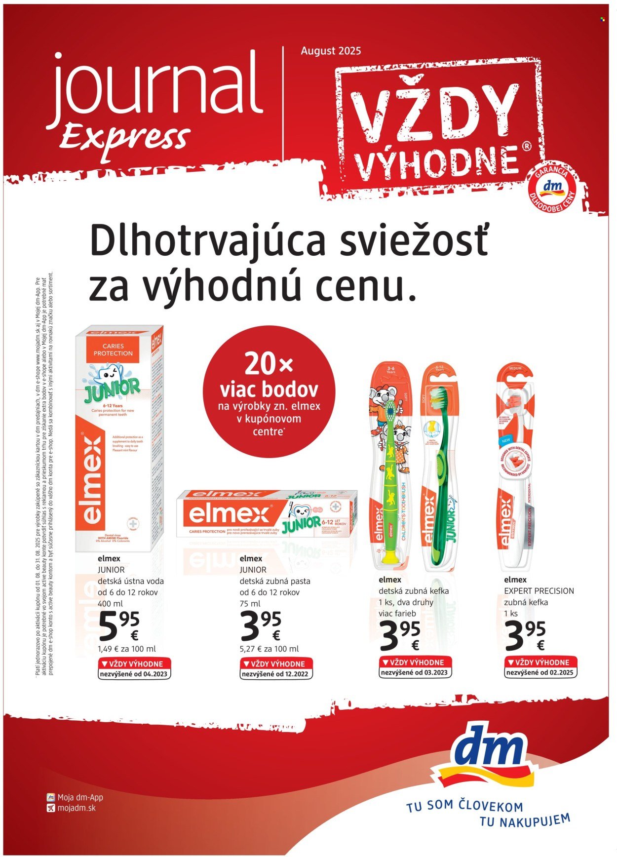 DM DROGERIE leták - Journal Express (2025-08-01 - 2025-08-31) | 1