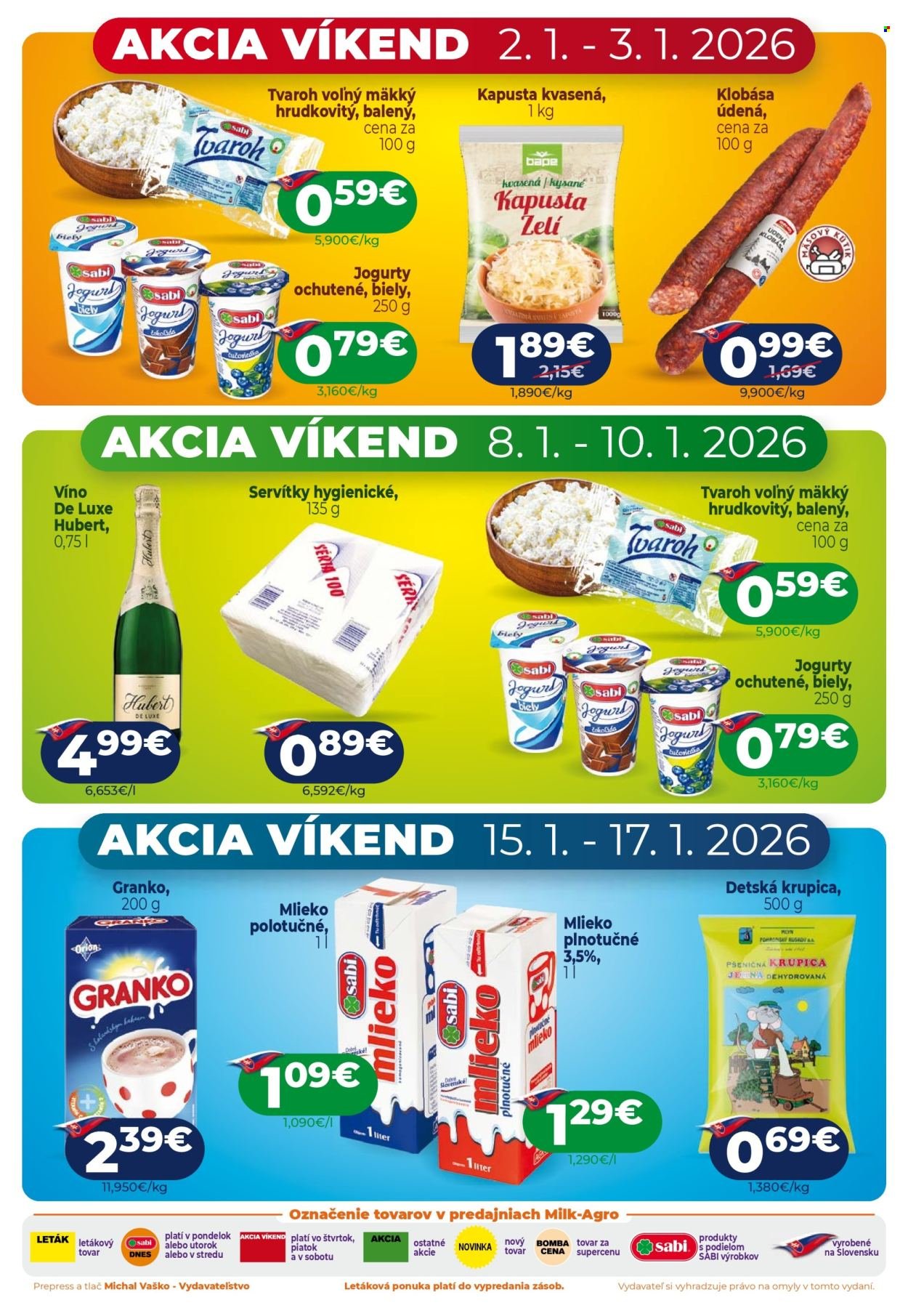 MILK AGRO leták - Aktuálny leták (2026-01-02 - 2026-01-20) | 2