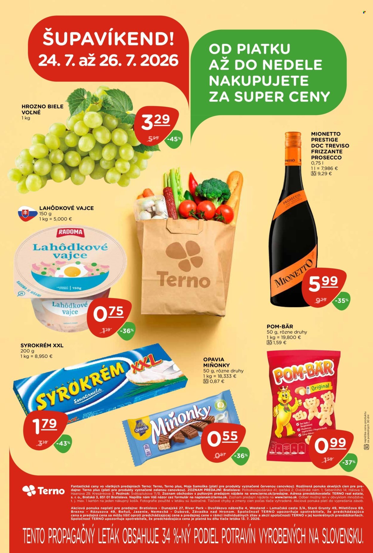 TERNO leták - Od štvrtka 23.7.2026