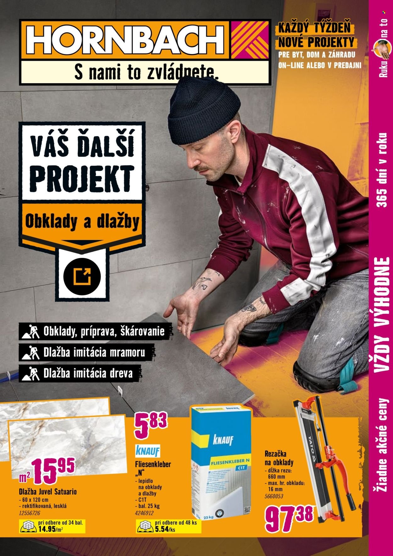 HORNBACH leták - Obklady a dlažby (2025-11-19 - 2025-12-03) | 1