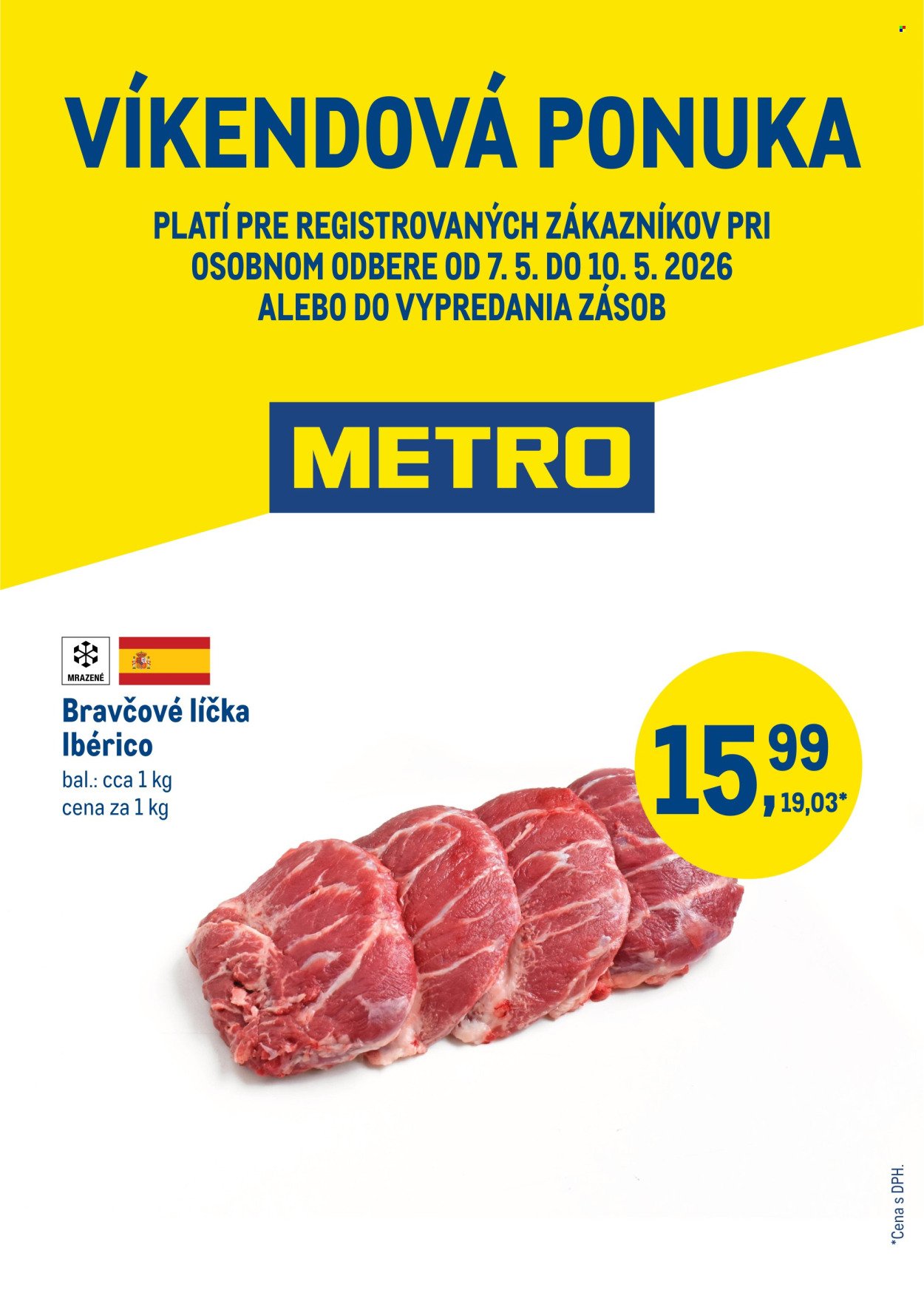 METRO leták - Víkendová ponuka lička (2026-05-07 - 2026-05-10) | 1