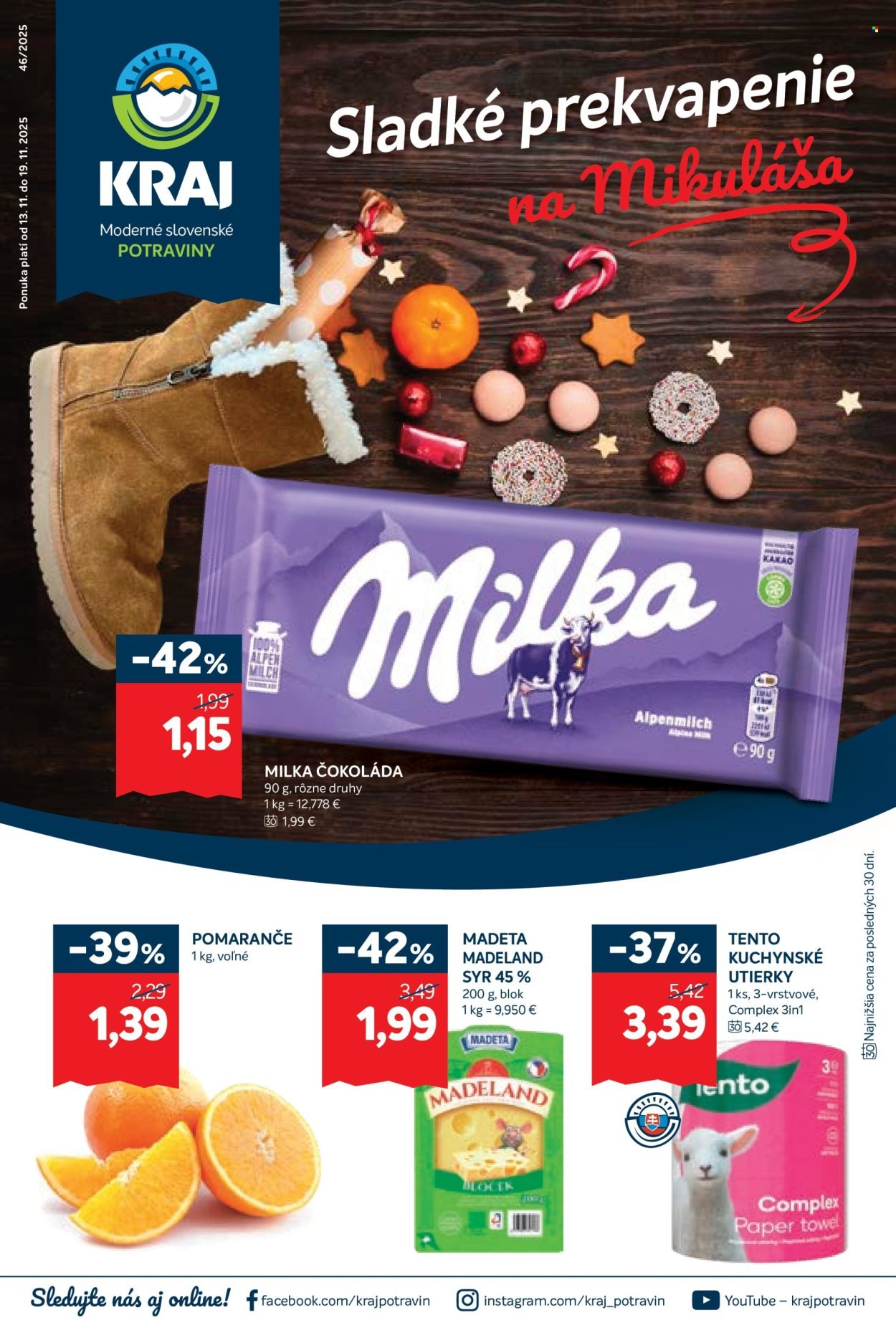 KRAJ leták - Od štvrtka 13.11.2025 (2025-11-13 - 2025-11-19) | 1