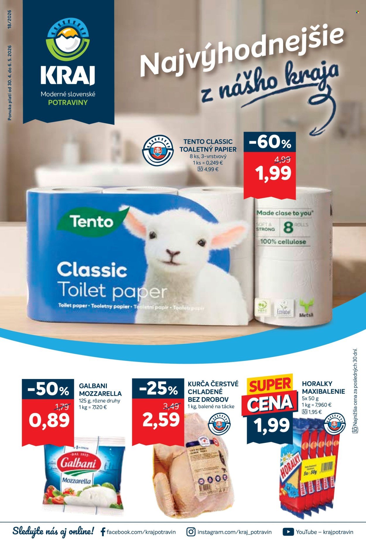 KRAJ leták - Od štvrtka 30.4.2026 (2026-04-30 - 2026-05-06) | 1