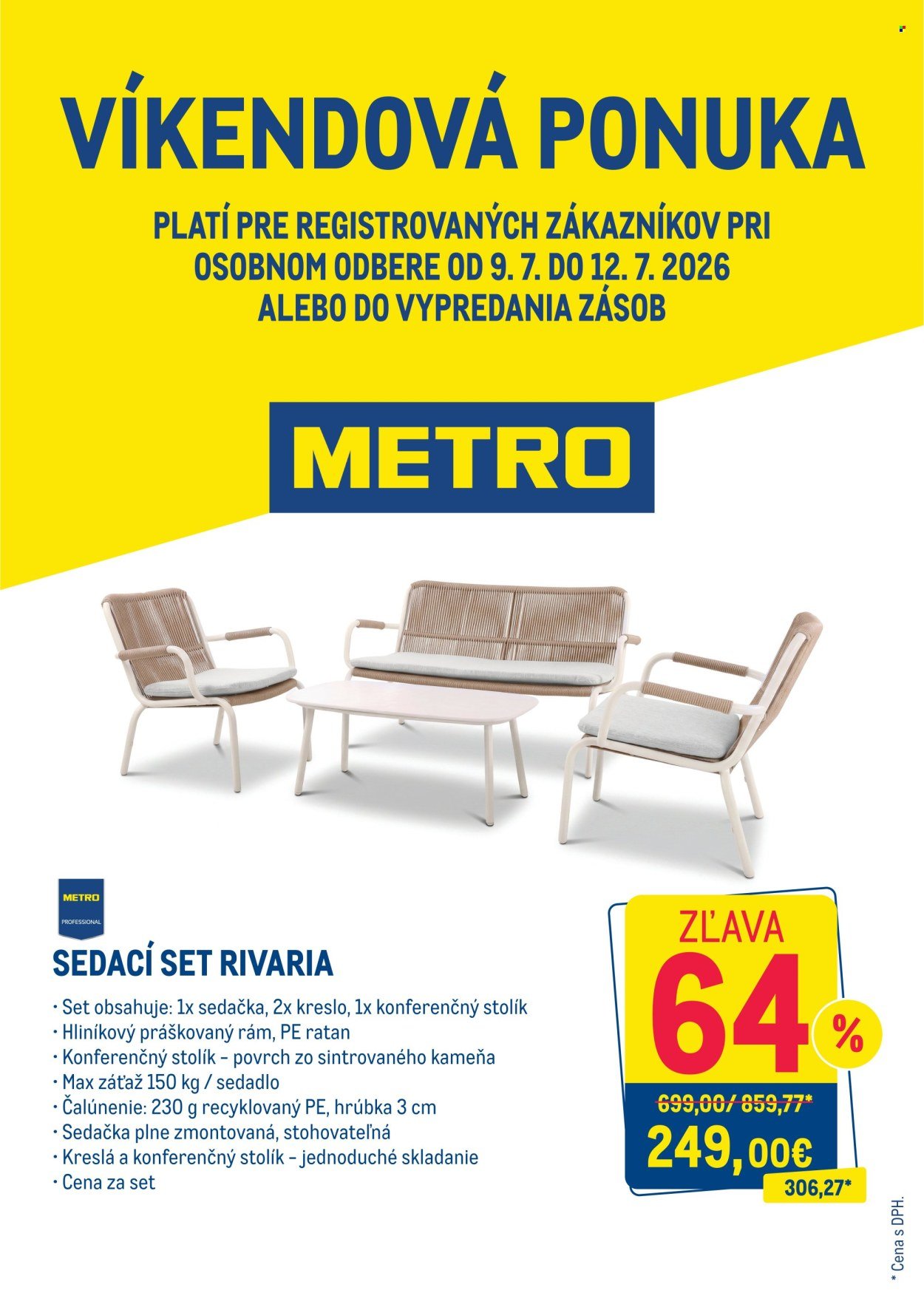 METRO leták - Víkendová ponuka NF