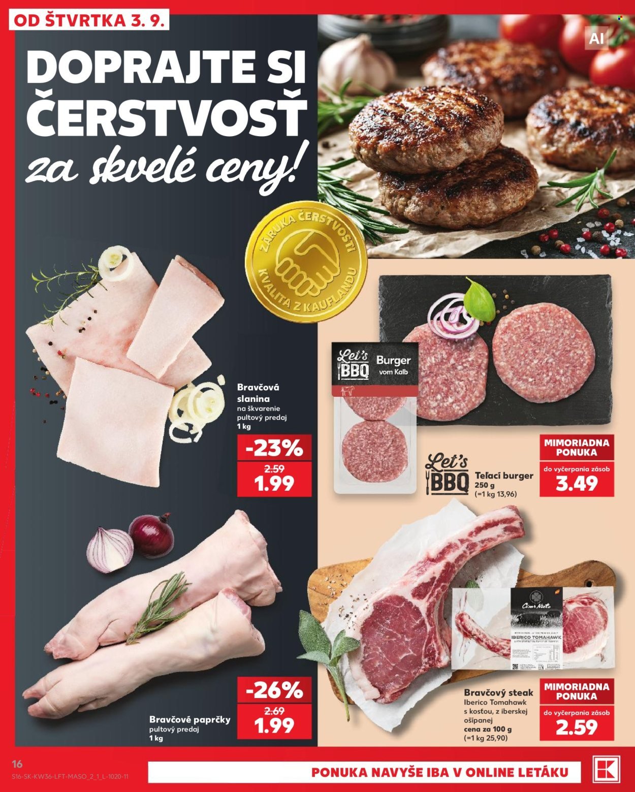 KAUFLAND leták - Od štvrtka 3.9.2026