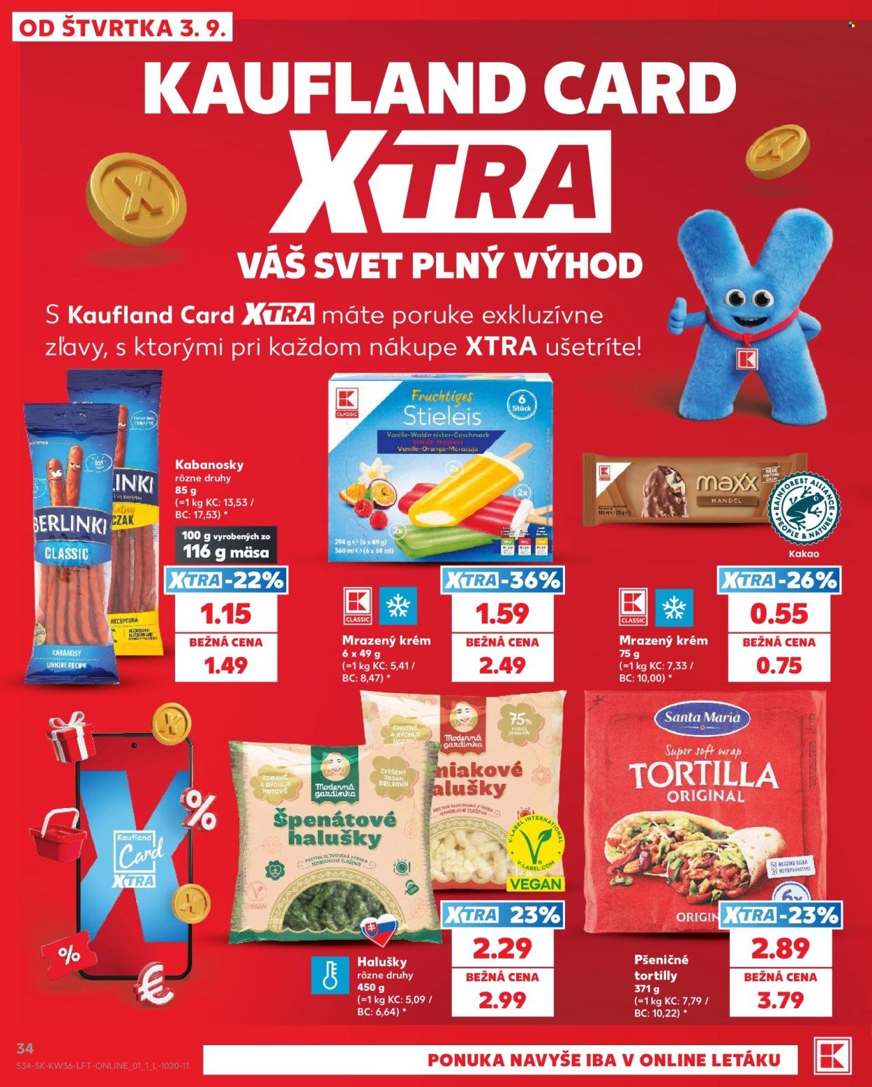 KAUFLAND leták - Od štvrtka 3.9.2026