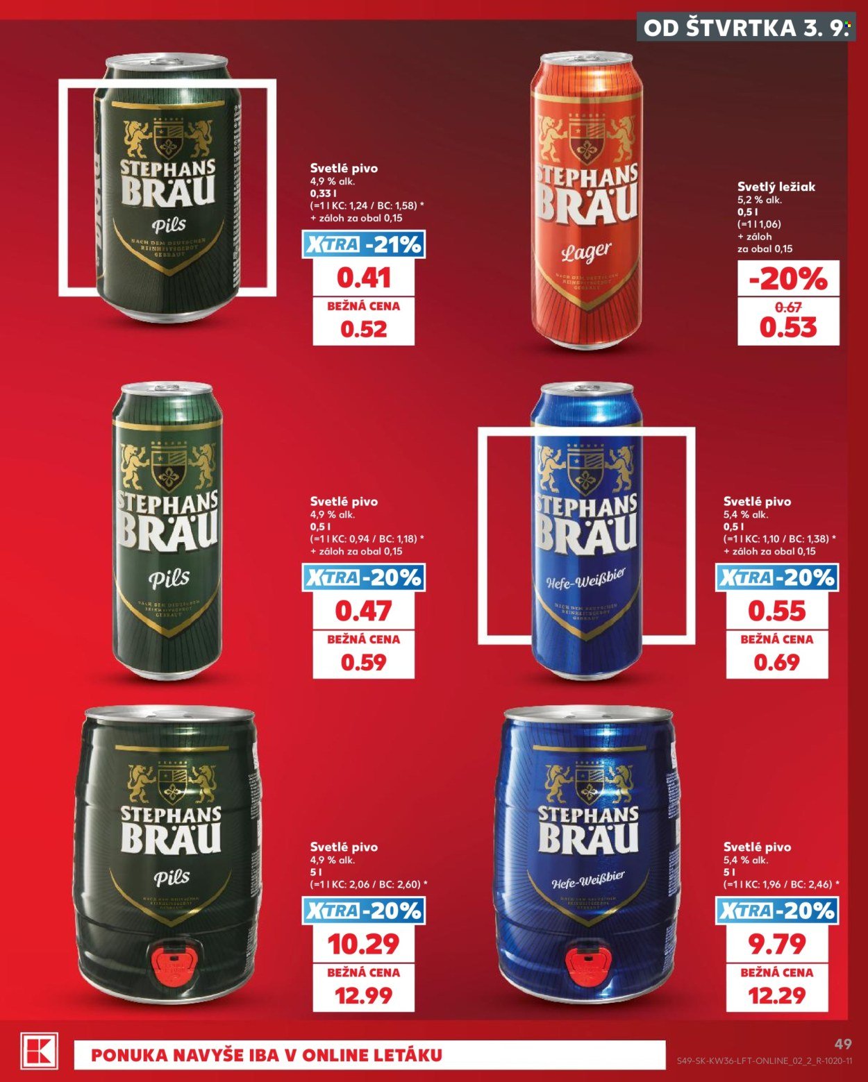 KAUFLAND leták - Od štvrtka 3.9.2026