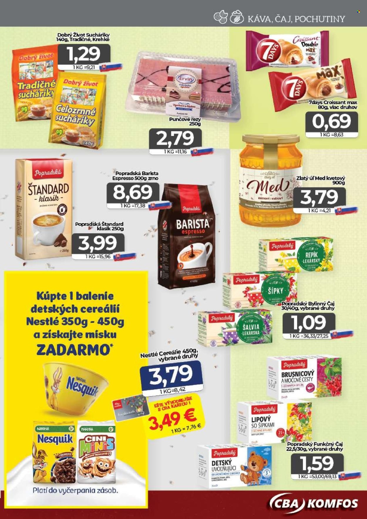 CBA KOMFOS leták - Aktuálna výhodná ponuka - nakúpiš opäť lacnejšie
